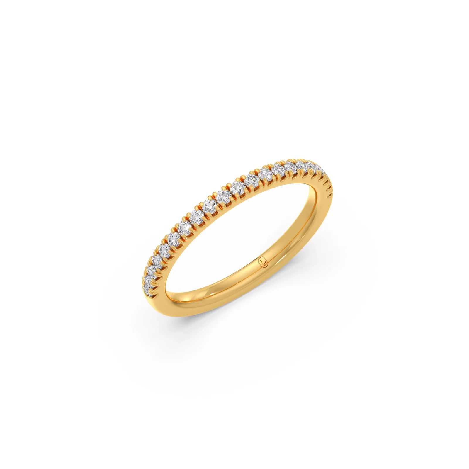 0.25ct Half Eternity Prong Diamond Band - Image 5