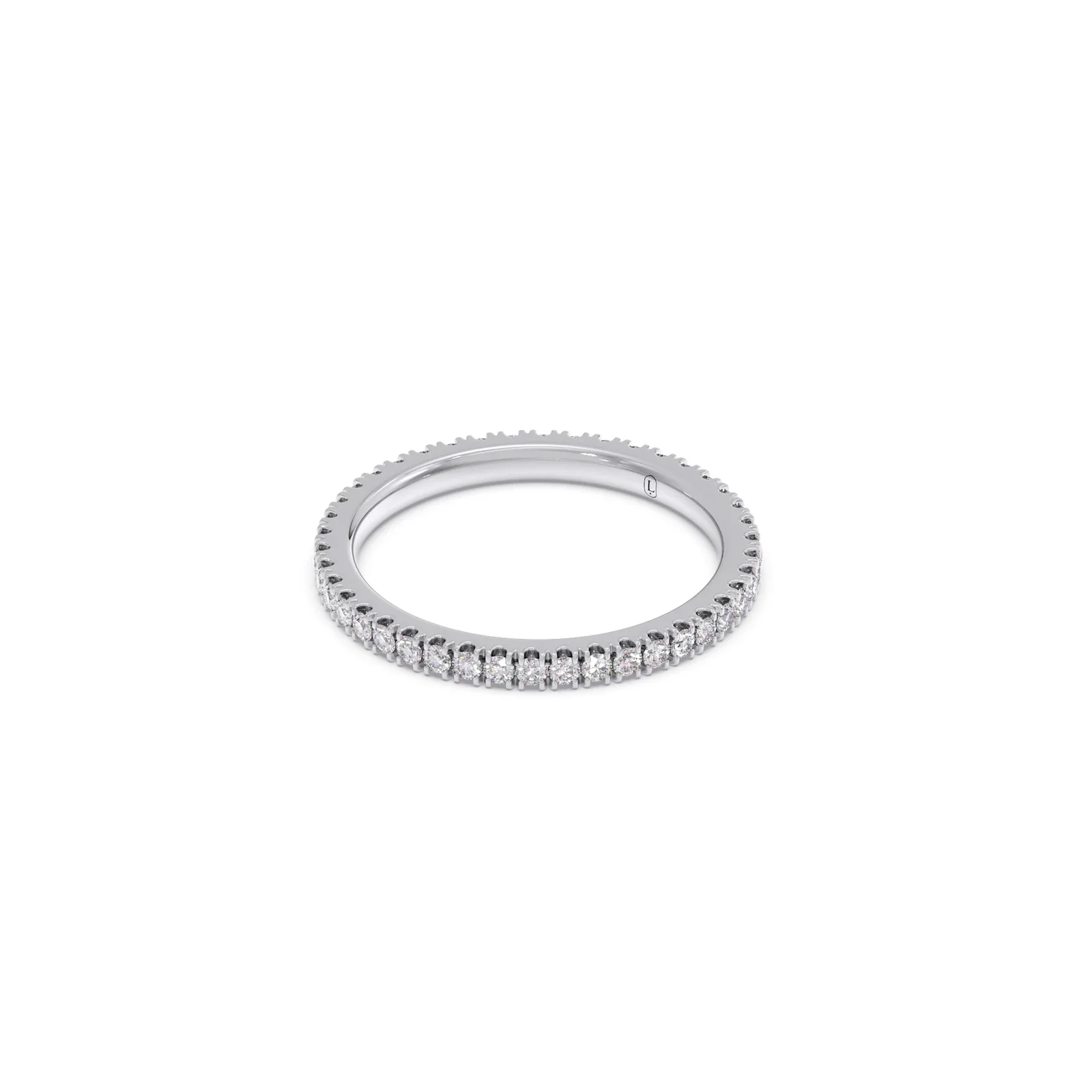 0.50ct Round Diamond Micro Prong Eternity Band - Image 11