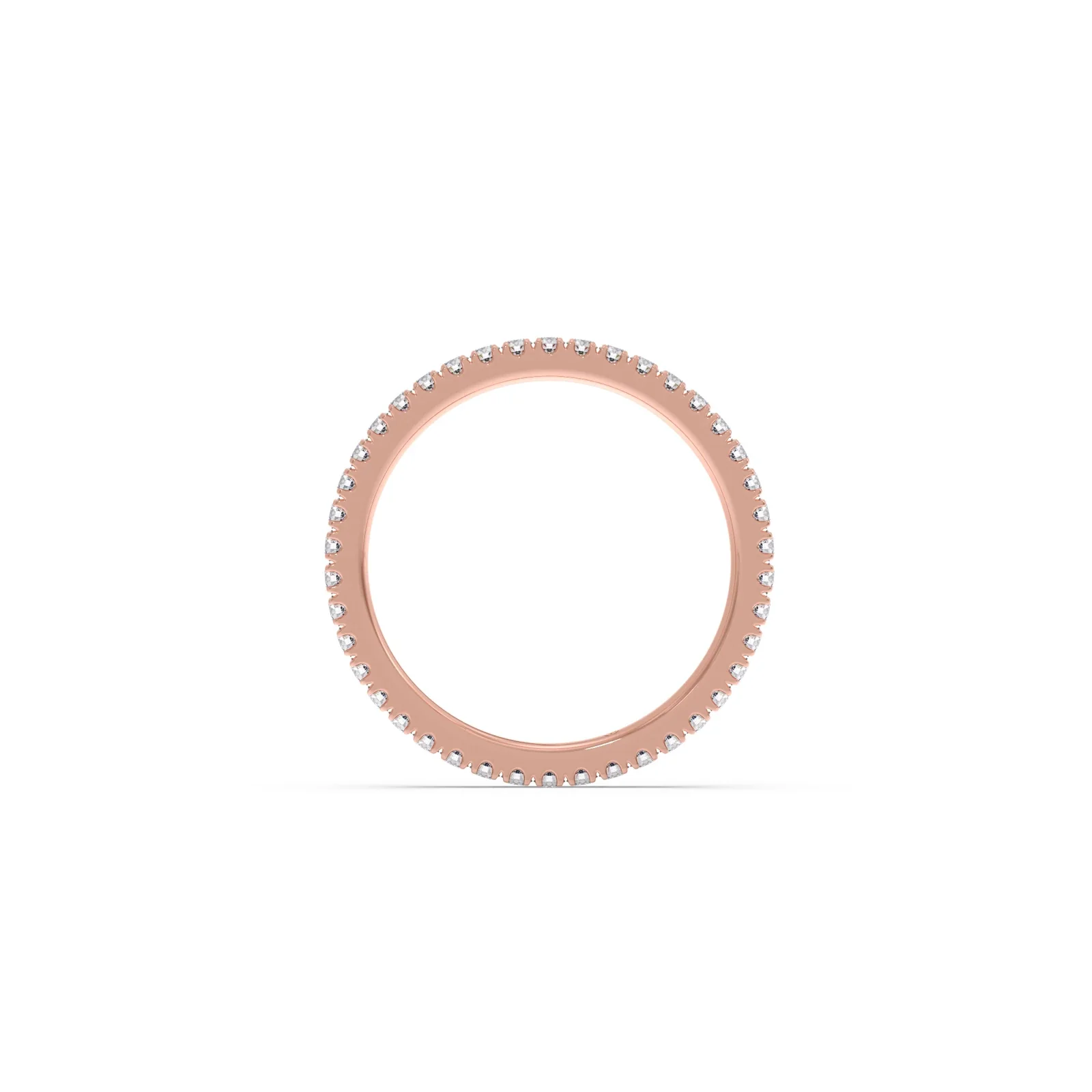 0.50ct Round Diamond Micro Prong Eternity Band - Image 3