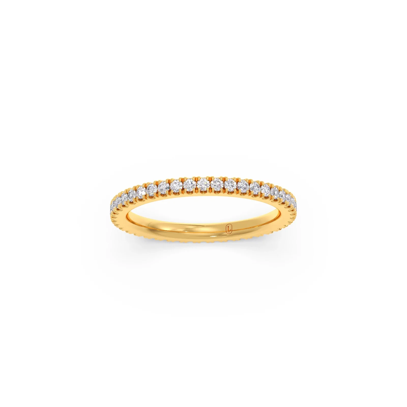 0.50ct Round Diamond Micro Prong Eternity Band - Image 6