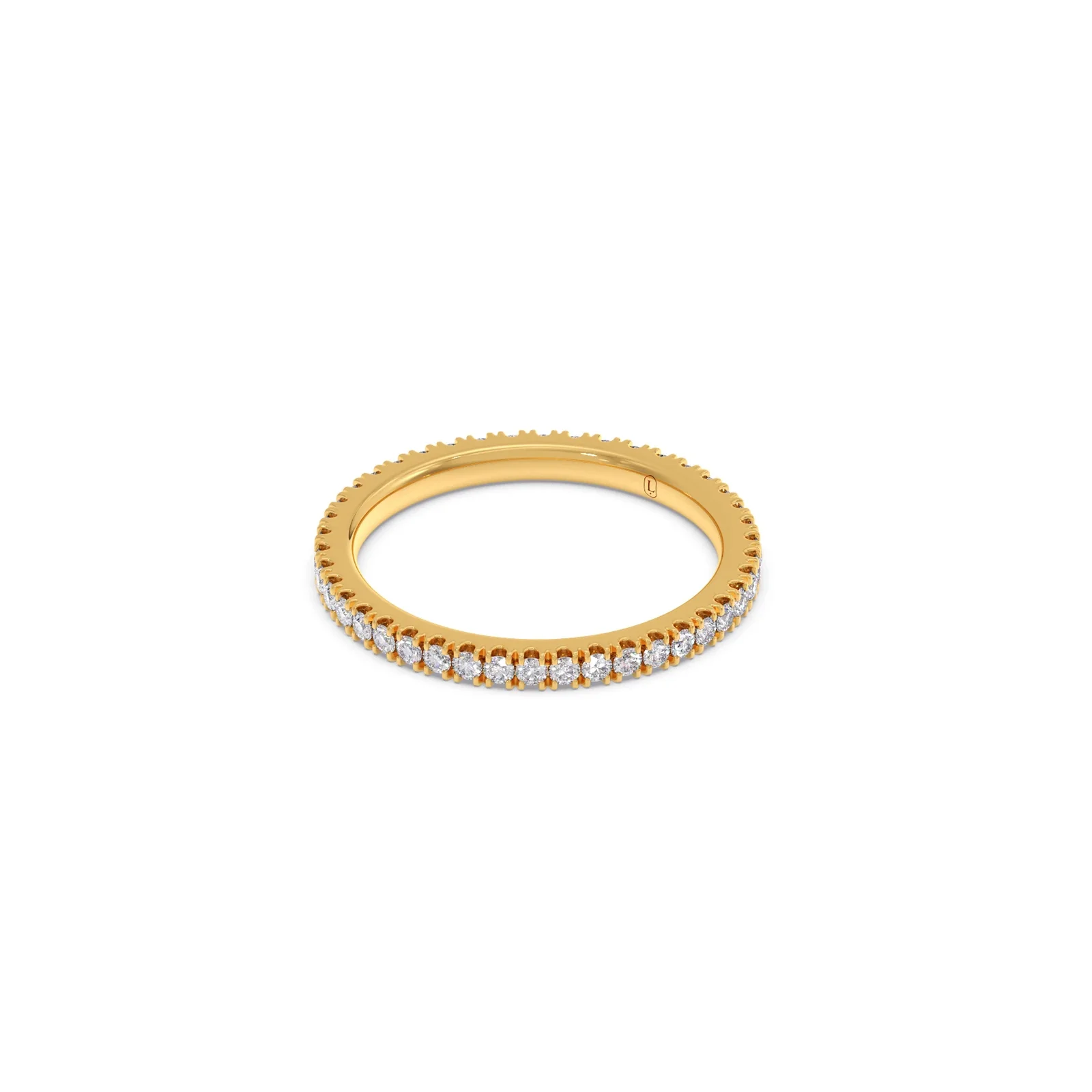 0.50ct Round Diamond Micro Prong Eternity Band - Image 8