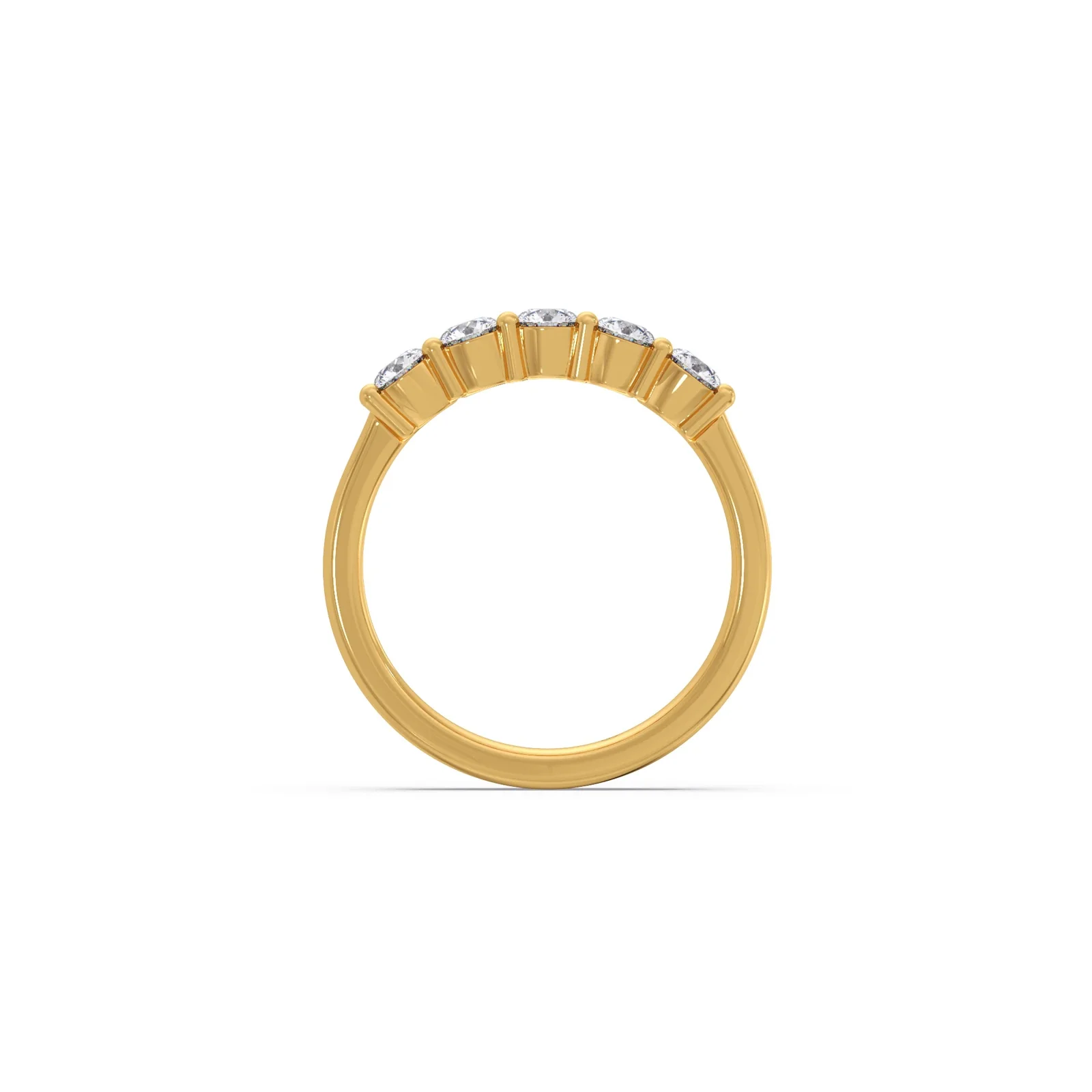 0.50ct Half Eternity Prong Diamond Band - Image 7