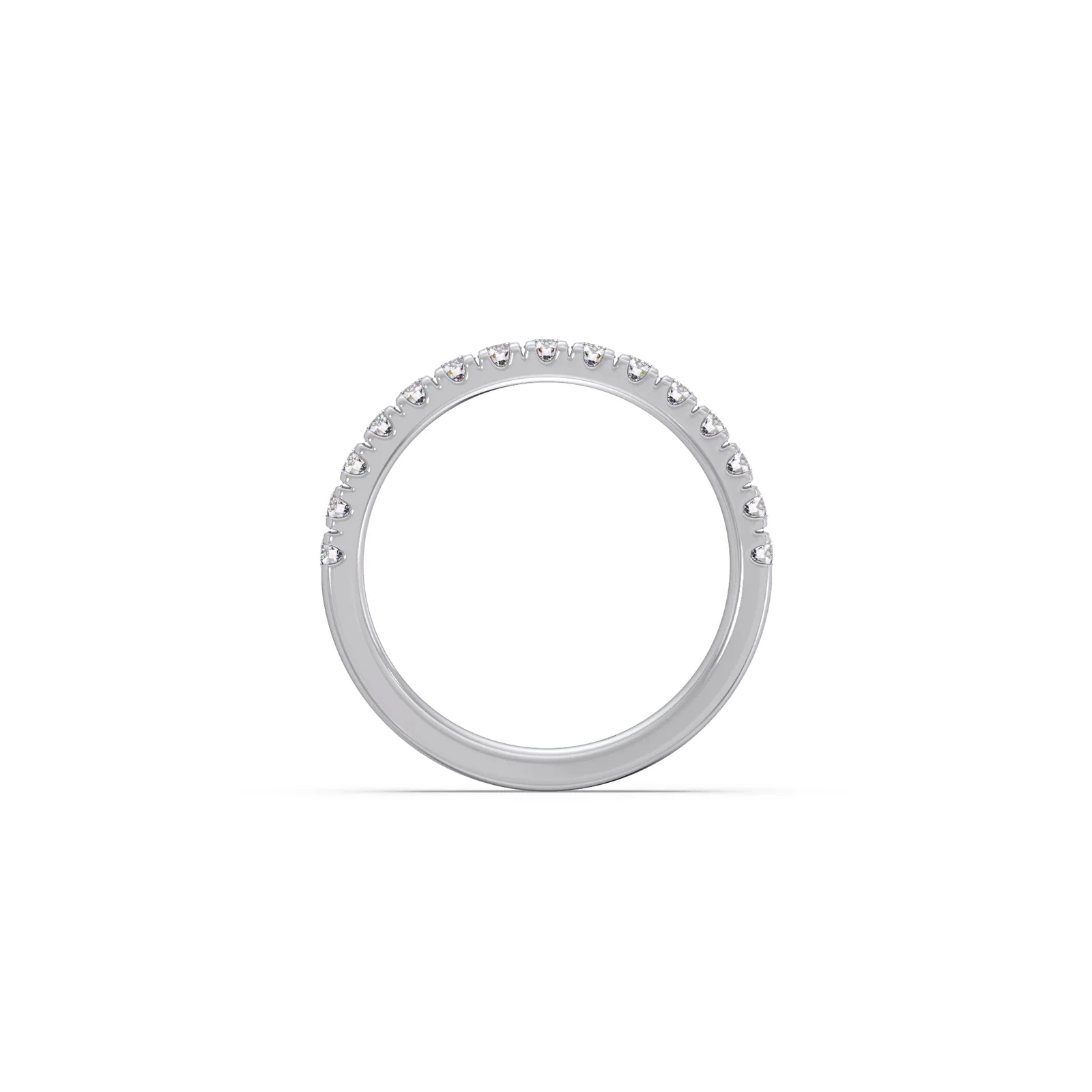 0.52ct Half Eternity Prong Diamond Band - Image 11