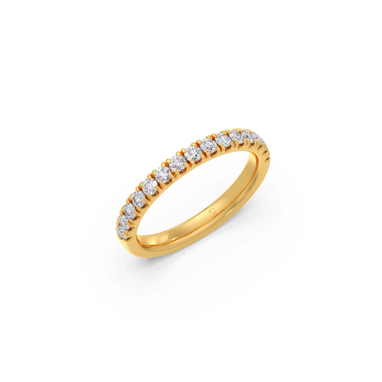 0.52ct Half Eternity Prong Diamond Band - Image 5