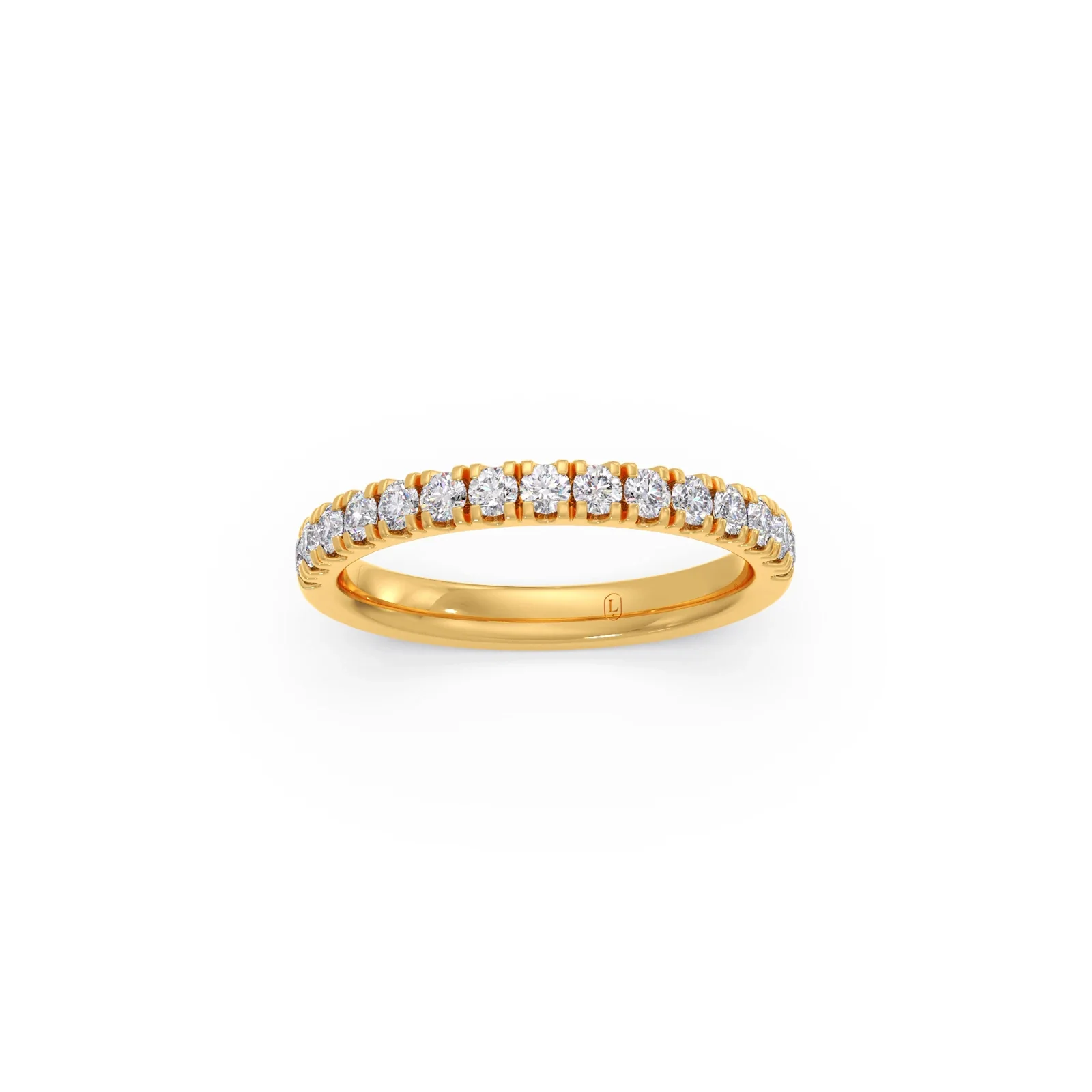 0.52ct Half Eternity Prong Diamond Band - Image 6