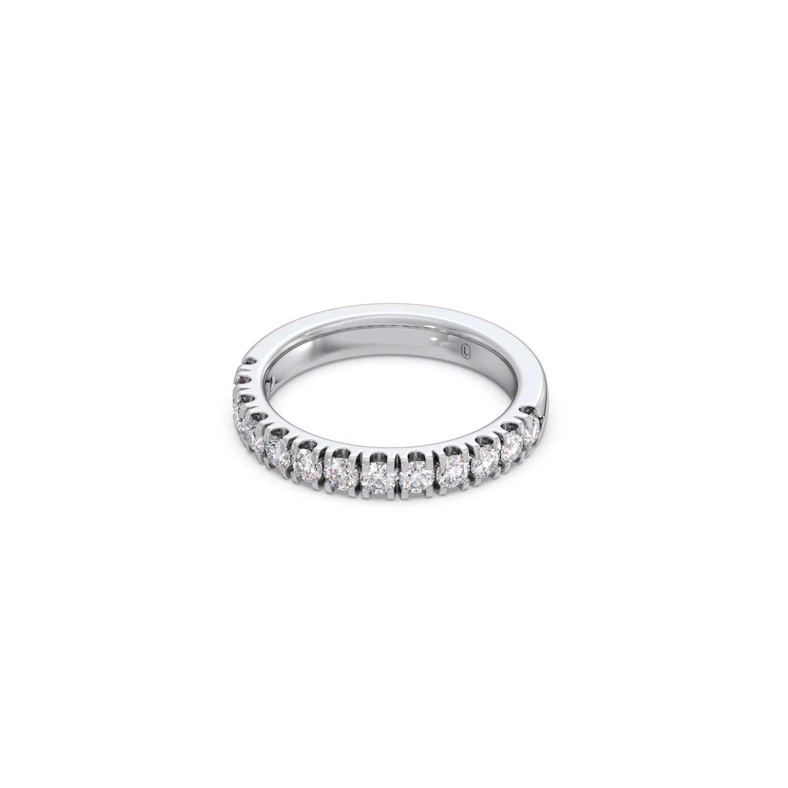 0.75ct Half Eternity Prong Diamond Band - Image 4