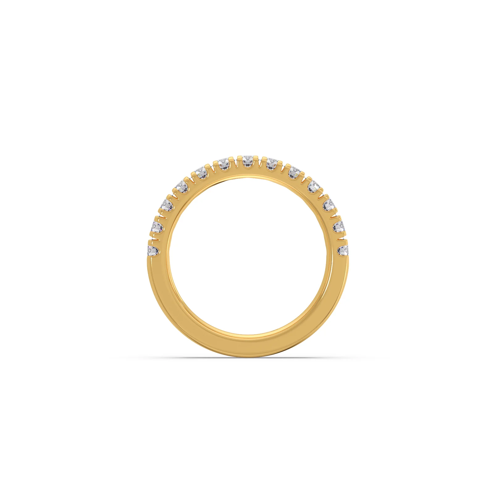 0.75ct Half Eternity Prong Diamond Band - Image 7