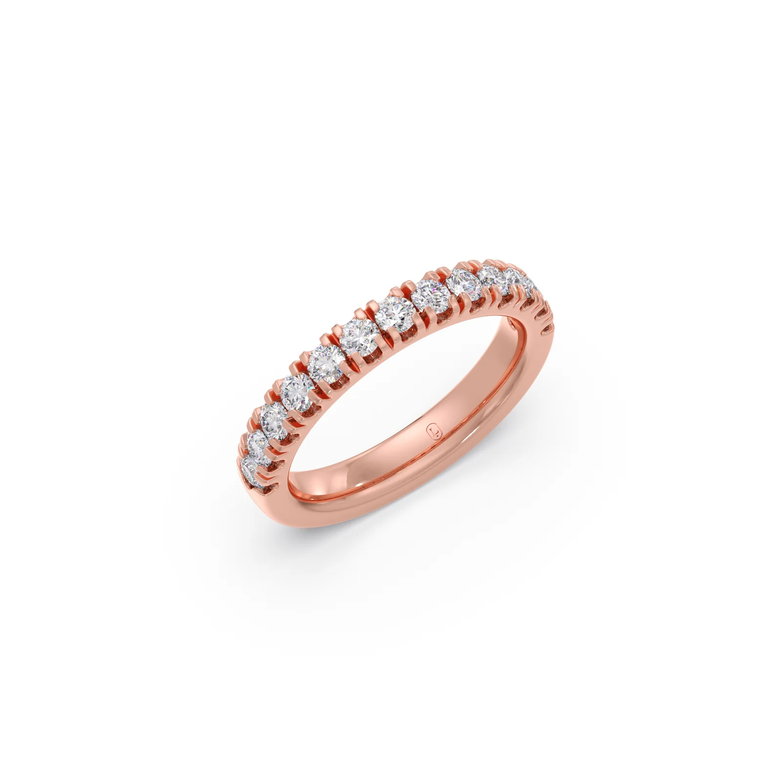 0.75ct Half Eternity Prong Diamond Band - Image 9