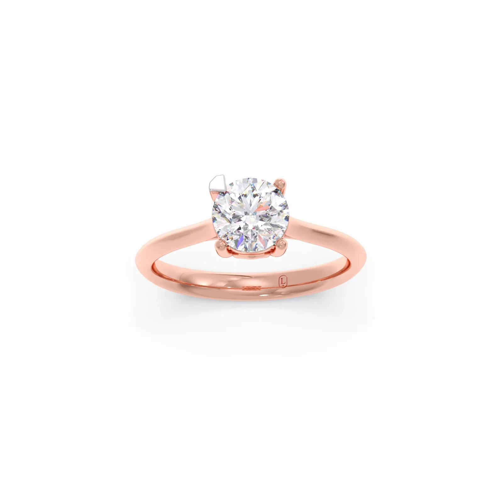 1 Ct Classic Round Shape Solitaire Ring - Image 10