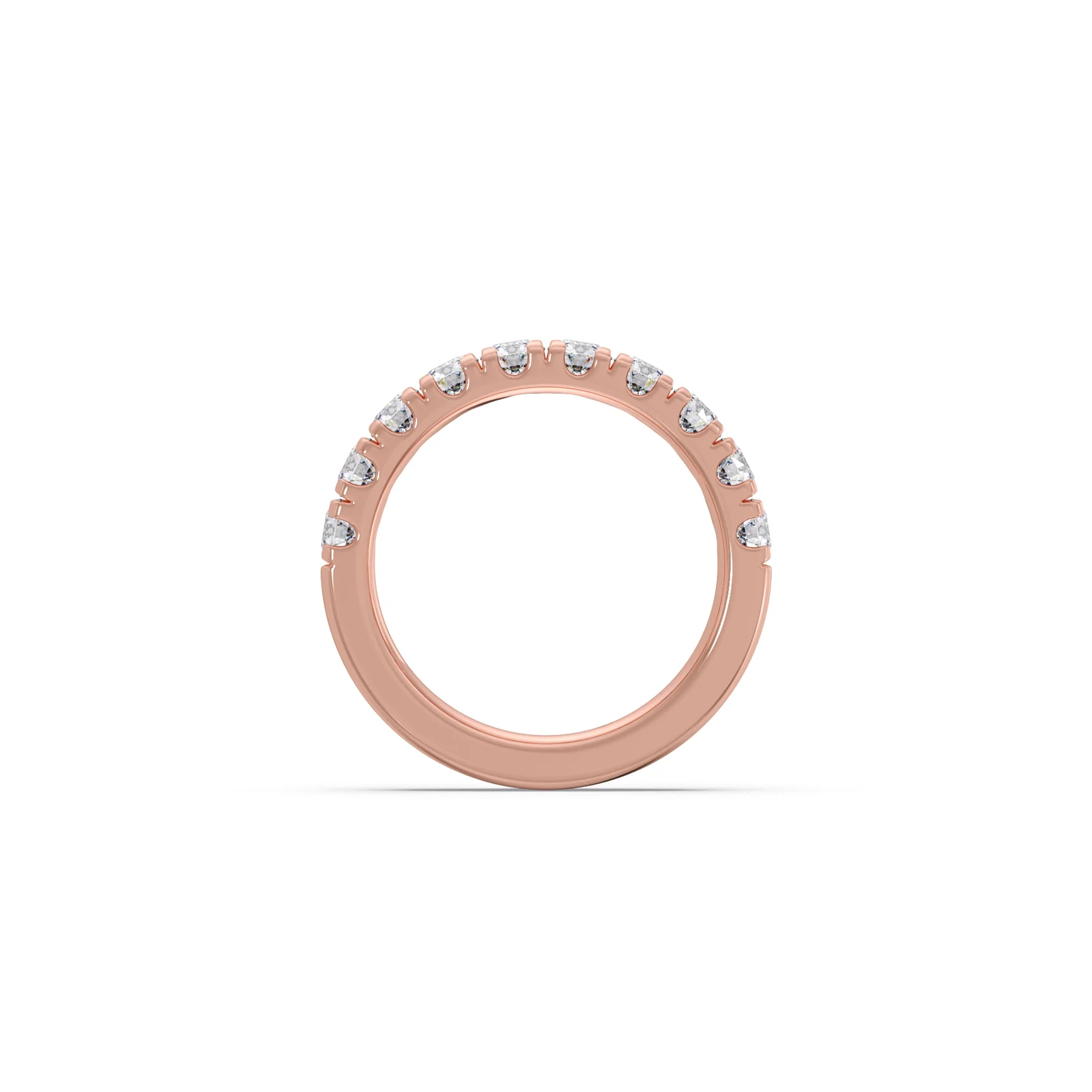 1.00ct Half Eternity Prong Diamond Band - Image 11