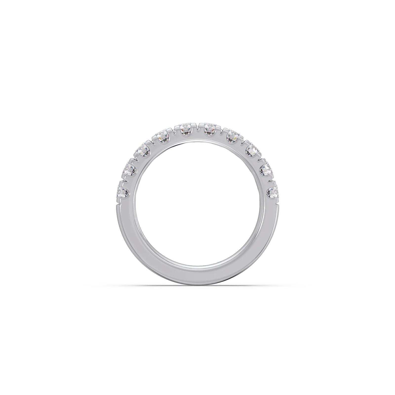 1.00ct Half Eternity Prong Diamond Band - Image 3