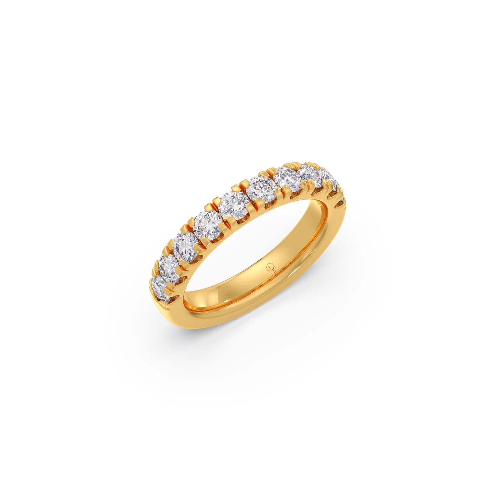 1.00ct Half Eternity Prong Diamond Band - Image 5
