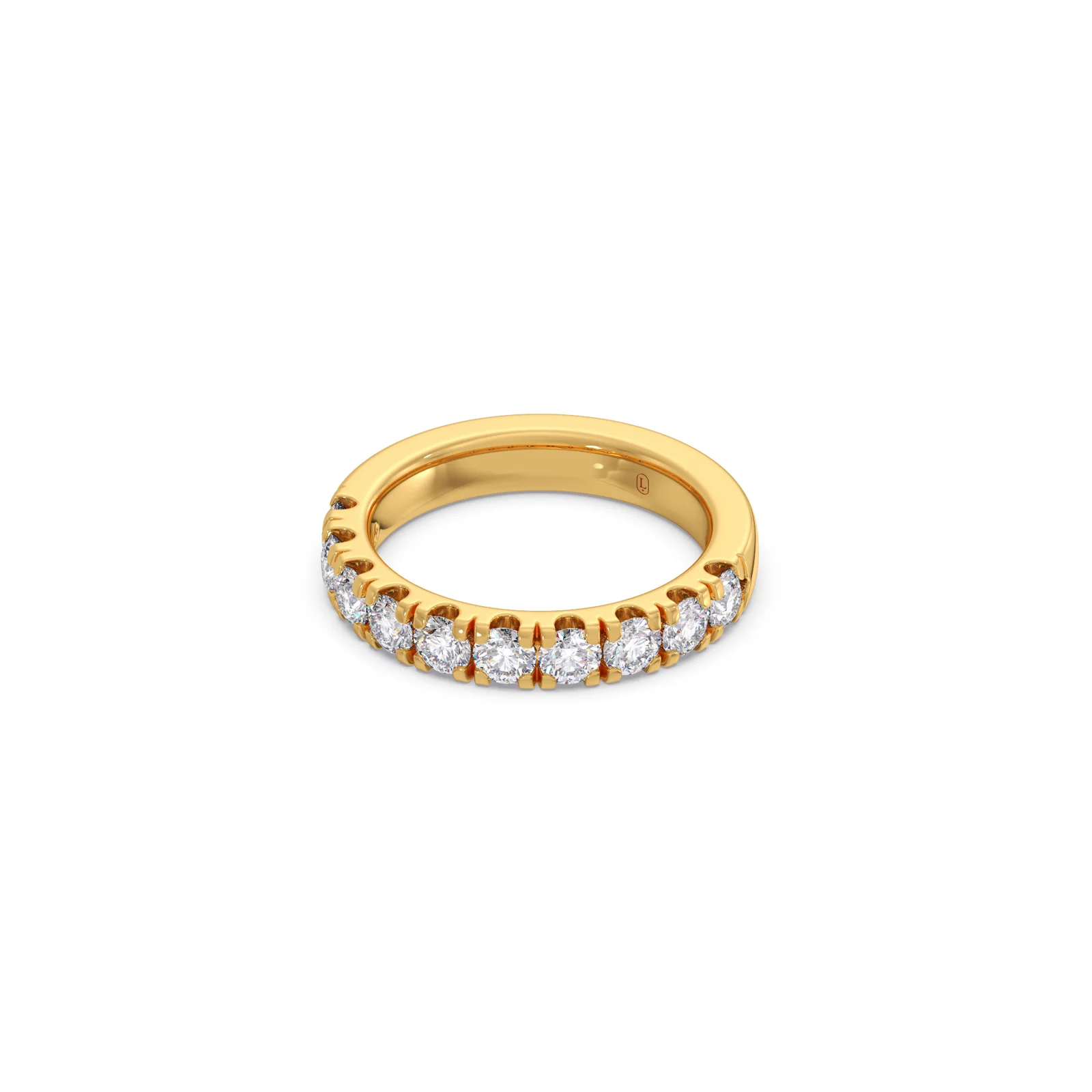1.00ct Half Eternity Prong Diamond Band - Image 8