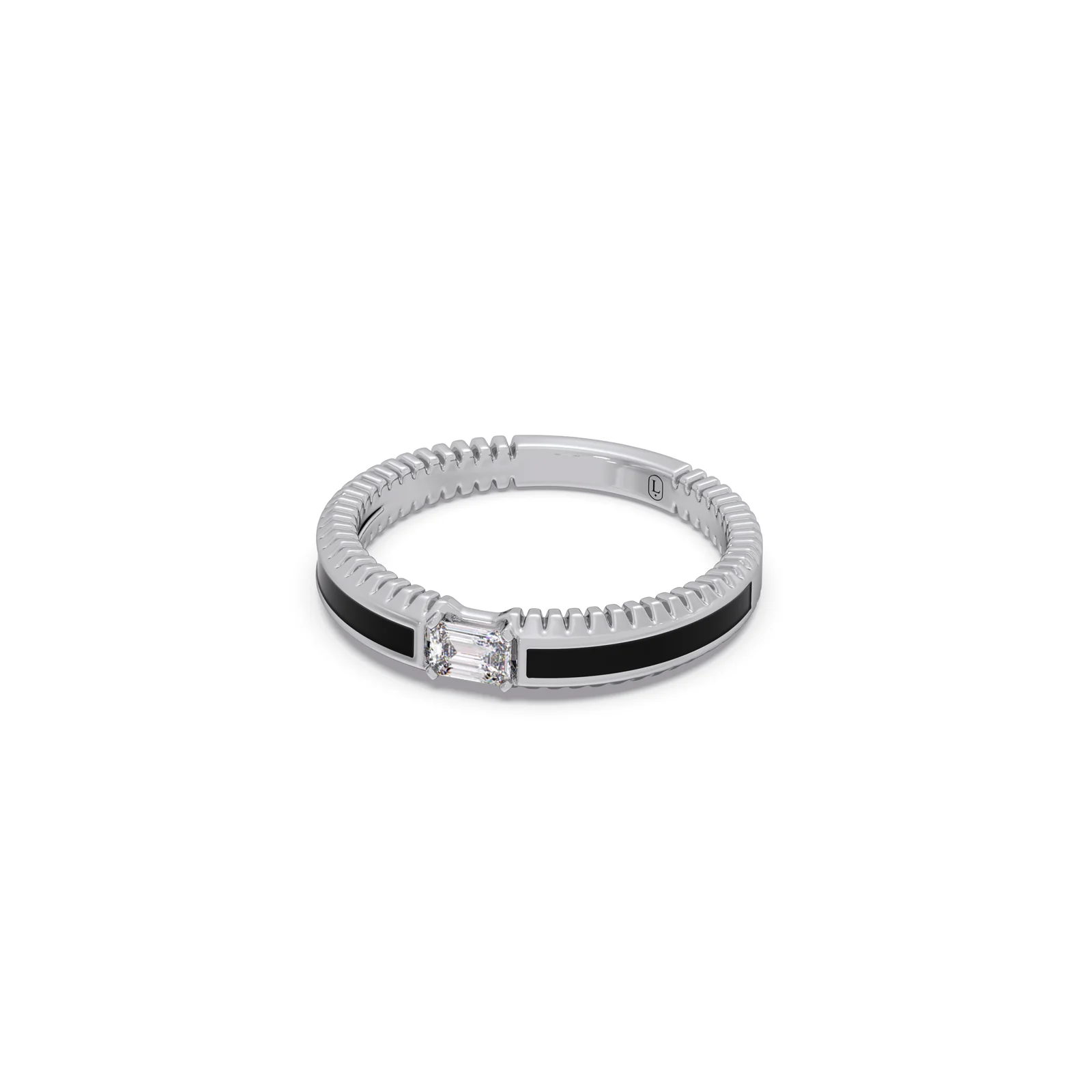 Blackline Solitaire Diamond Ring - Image 12