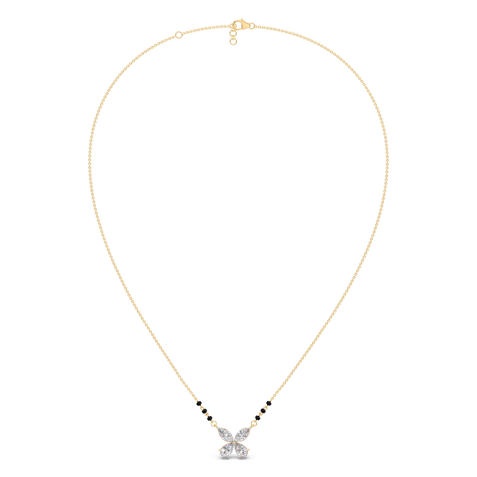 Butterfly Diamond Mangalsutra - Image 7
