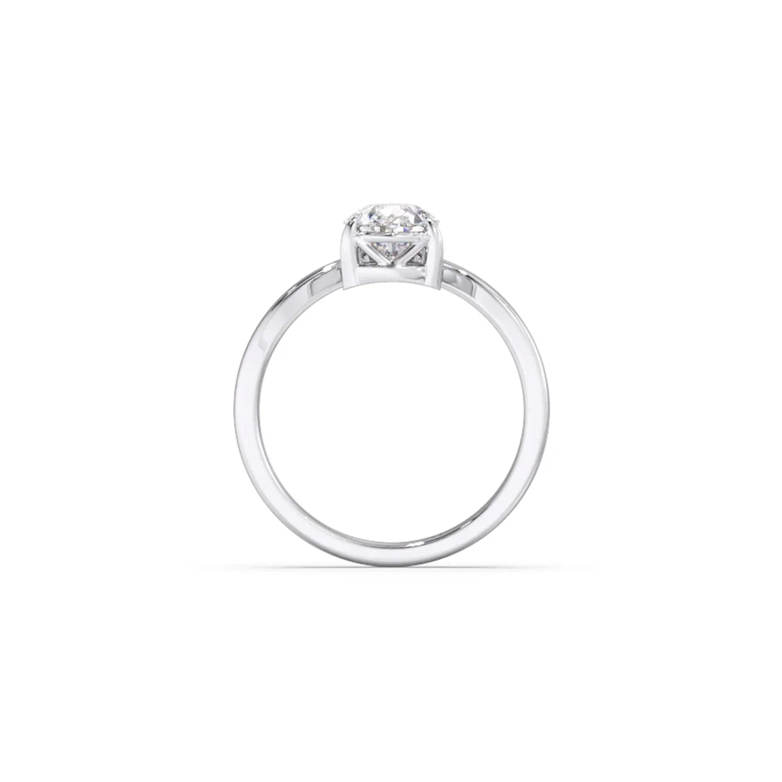 Comet Pear Round Stylized Ring - Image 11