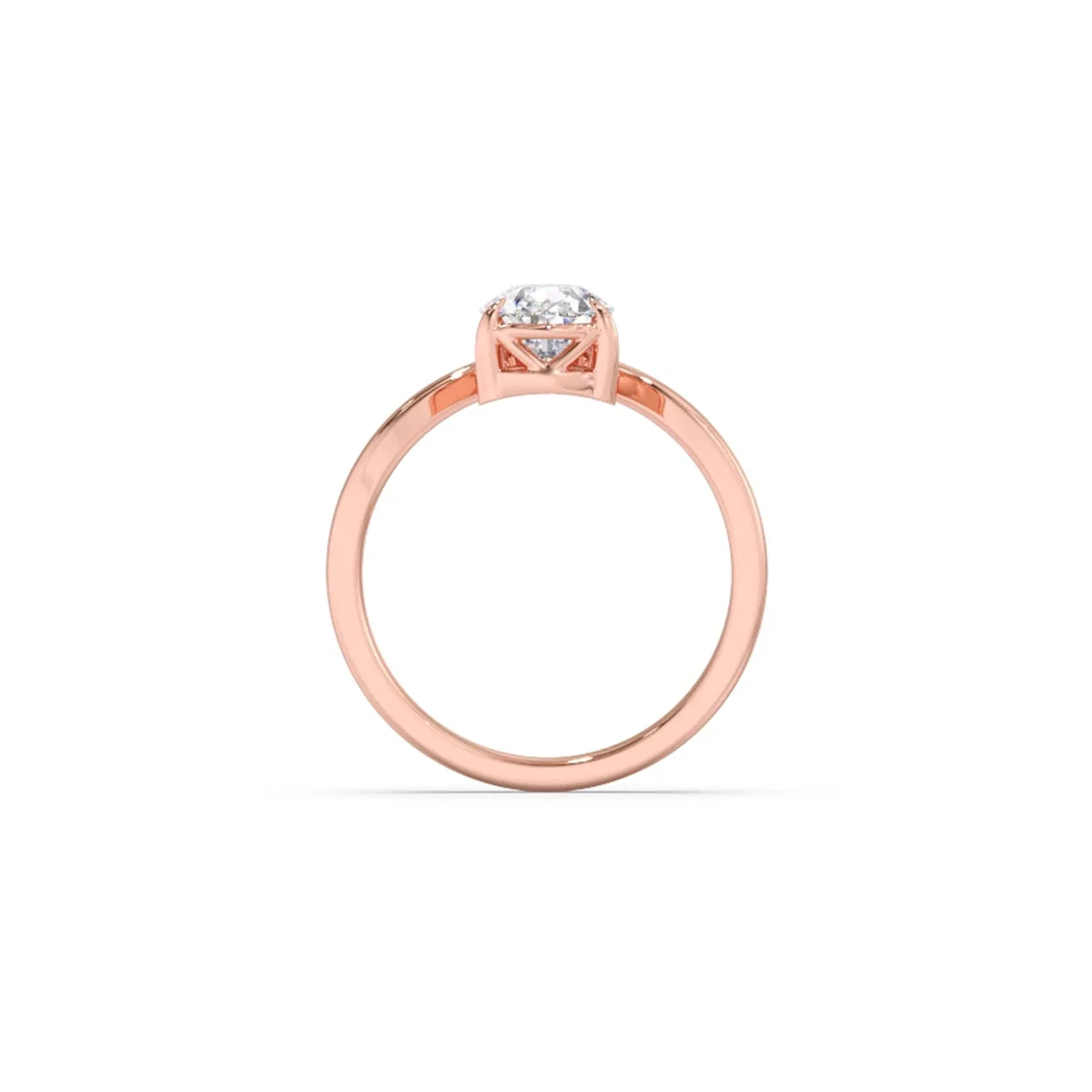 Comet Pear Round Stylized Ring - Image 7