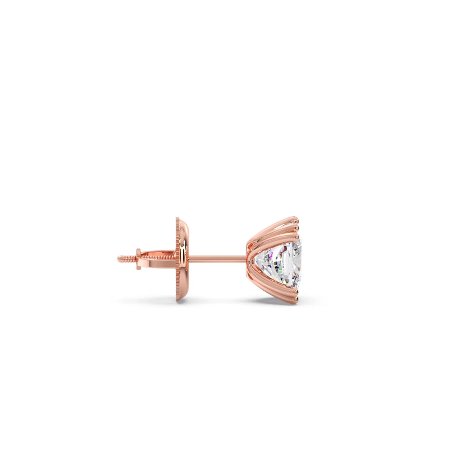 Cushion Cut Diamond Stud Earrings - Image 7