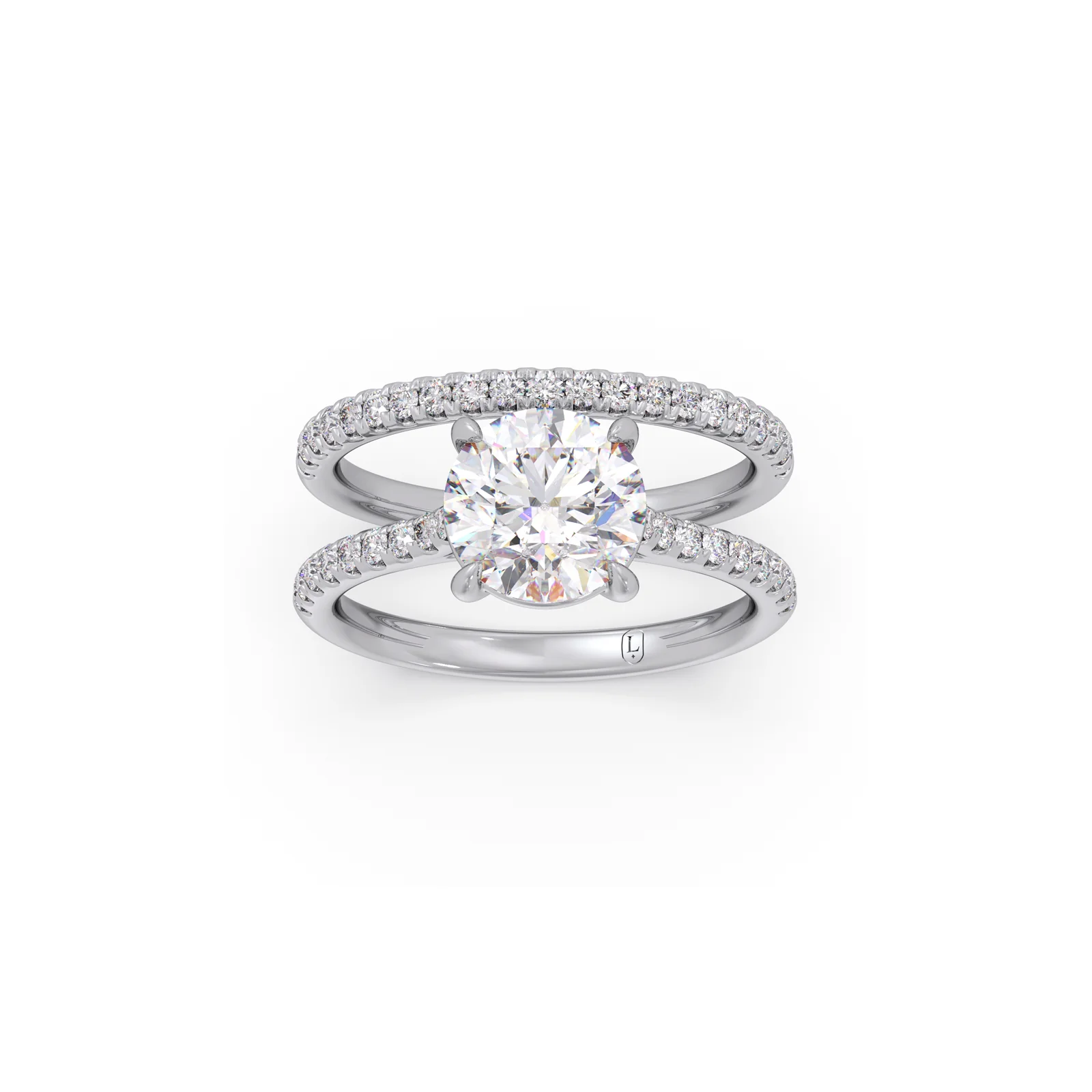 Elegant Solitaire Stackable Ring - Image 10