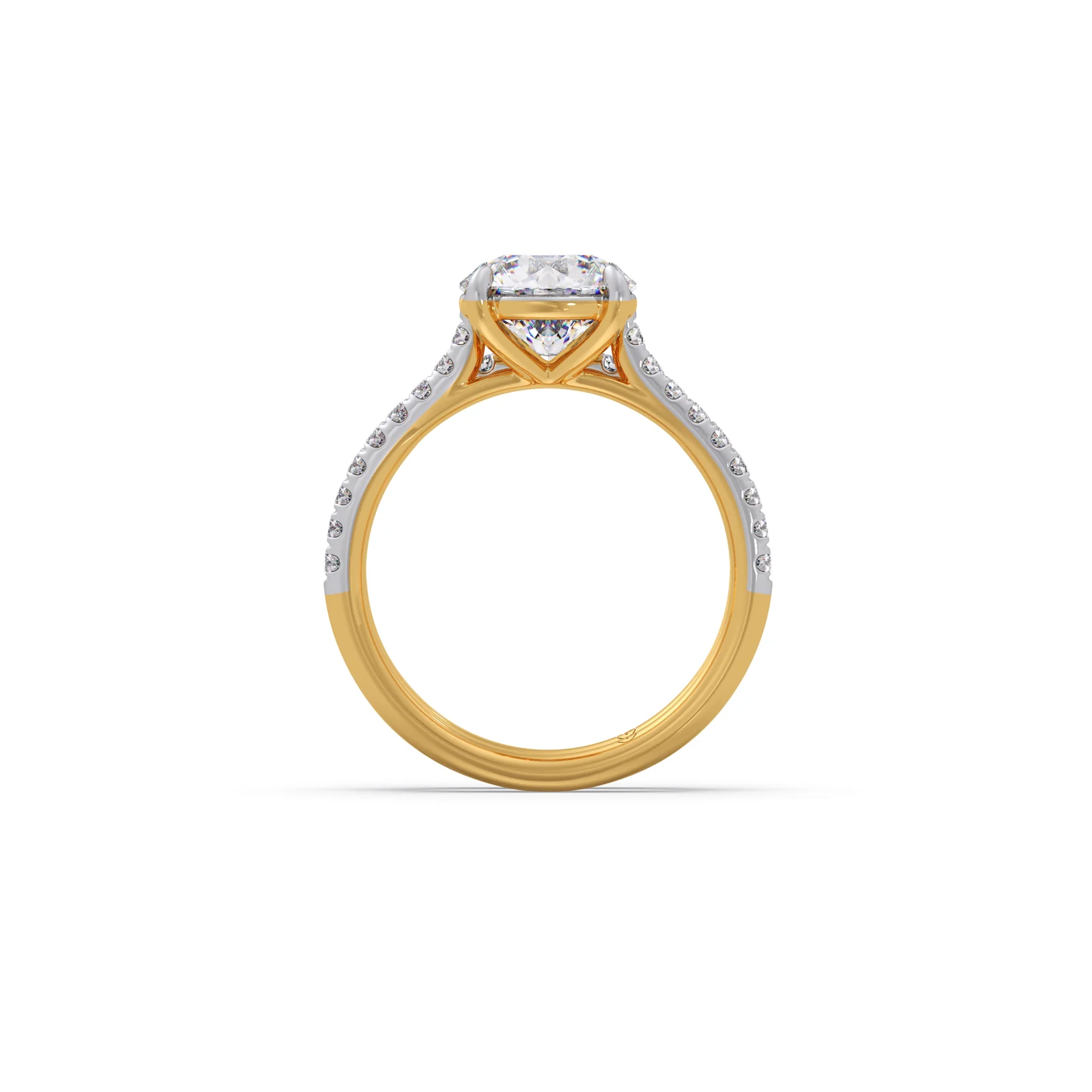 Elegant Solitaire Stackable Ring - Image 3