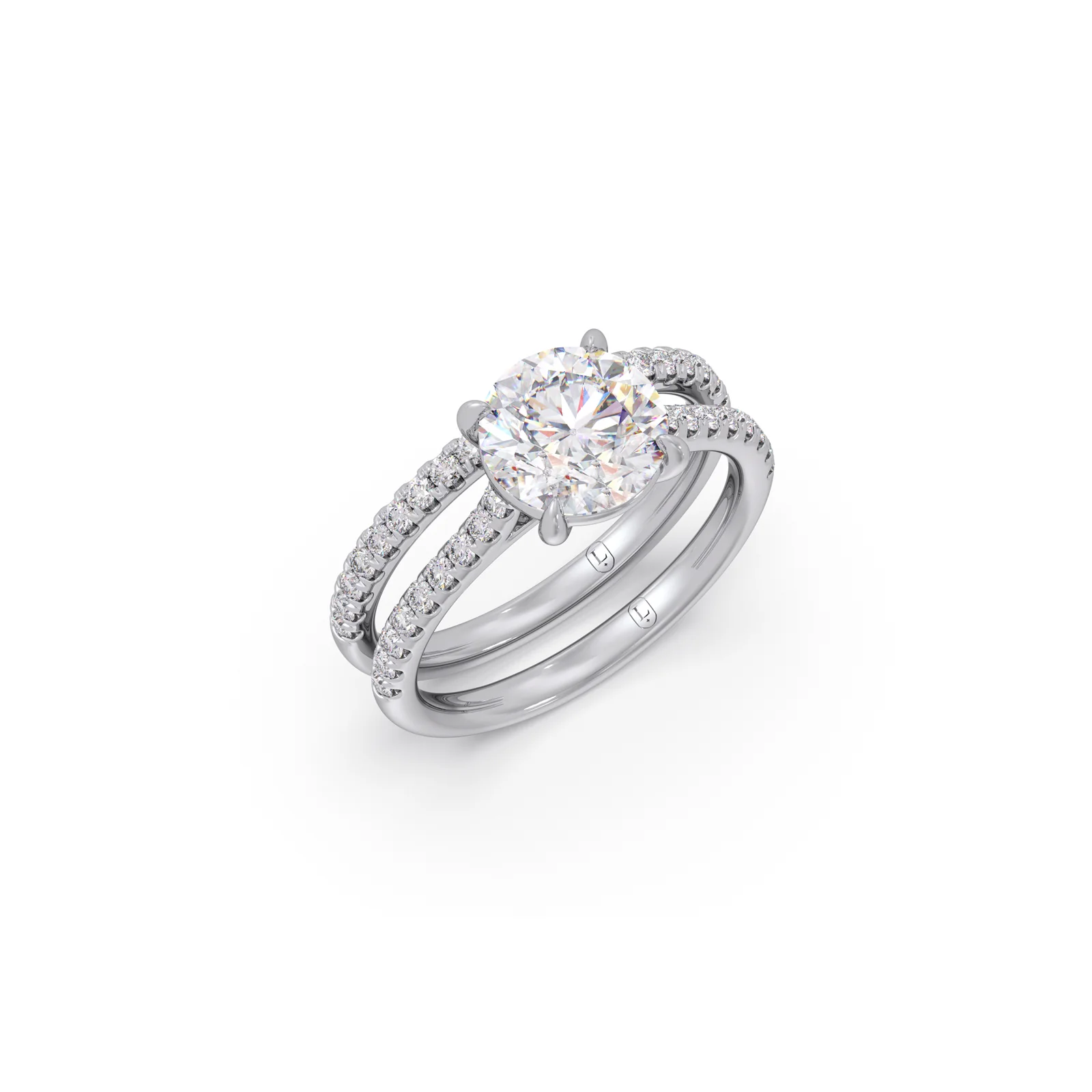Elegant Solitaire Stackable Ring - Image 9