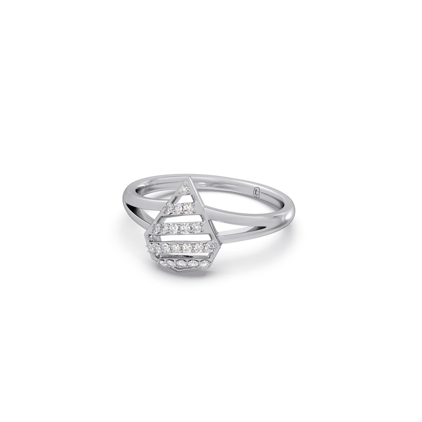 Ethereal Kite Diamond Ring - Image 12