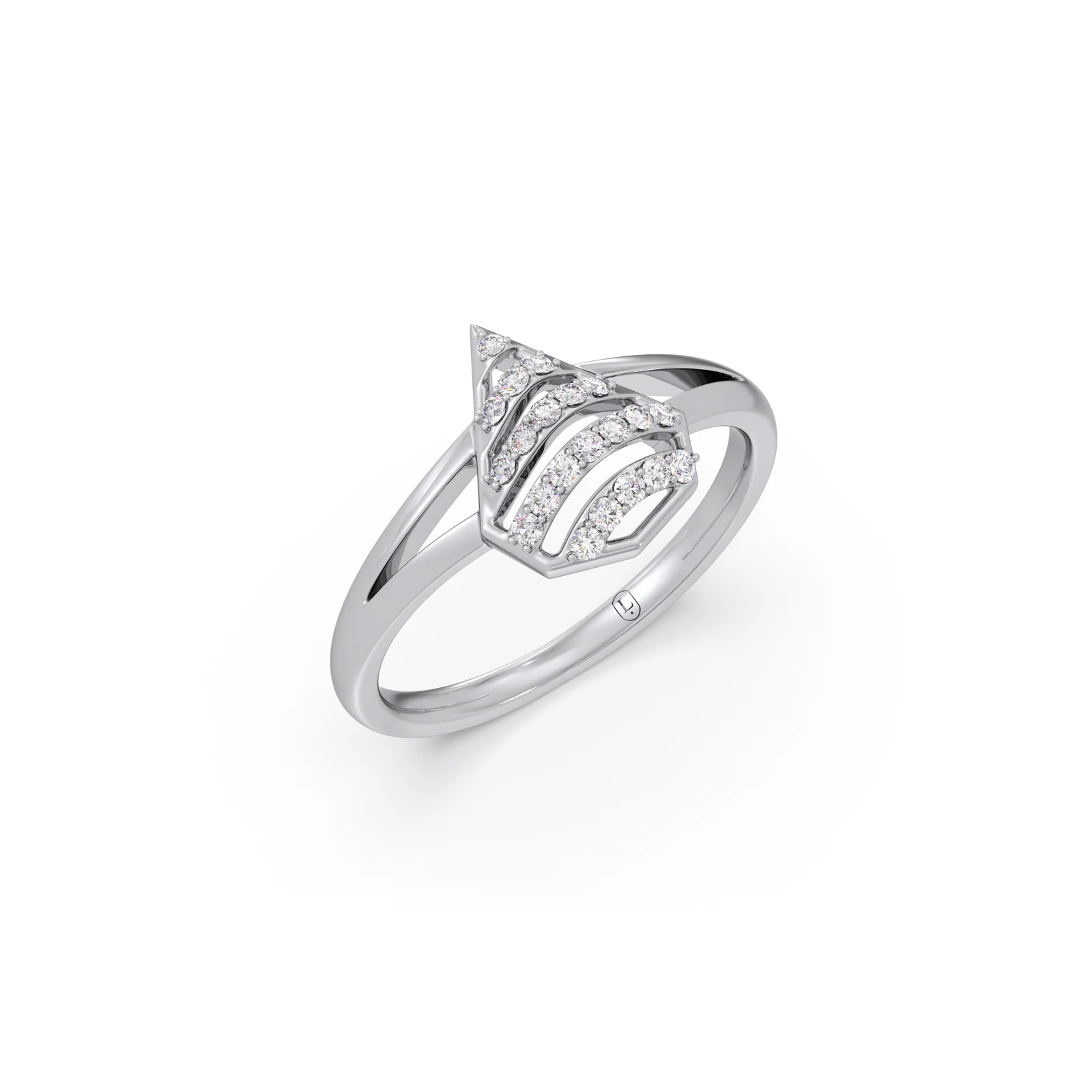 Ethereal Kite Diamond Ring - Image 9