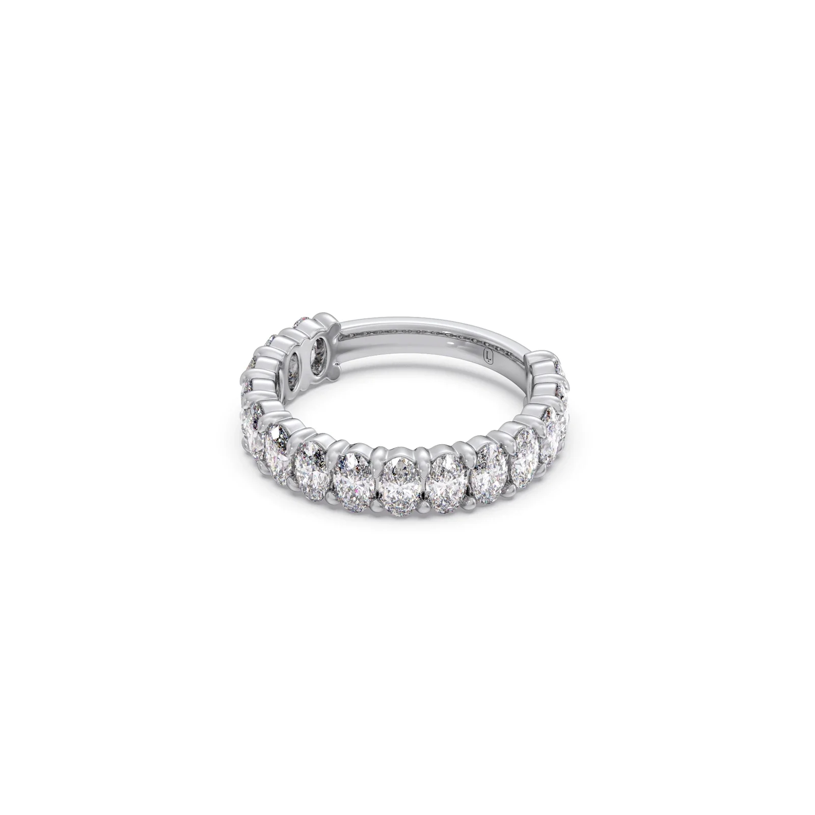 Half Eternity Oval Diamond Band 1.50Ct - Image 12