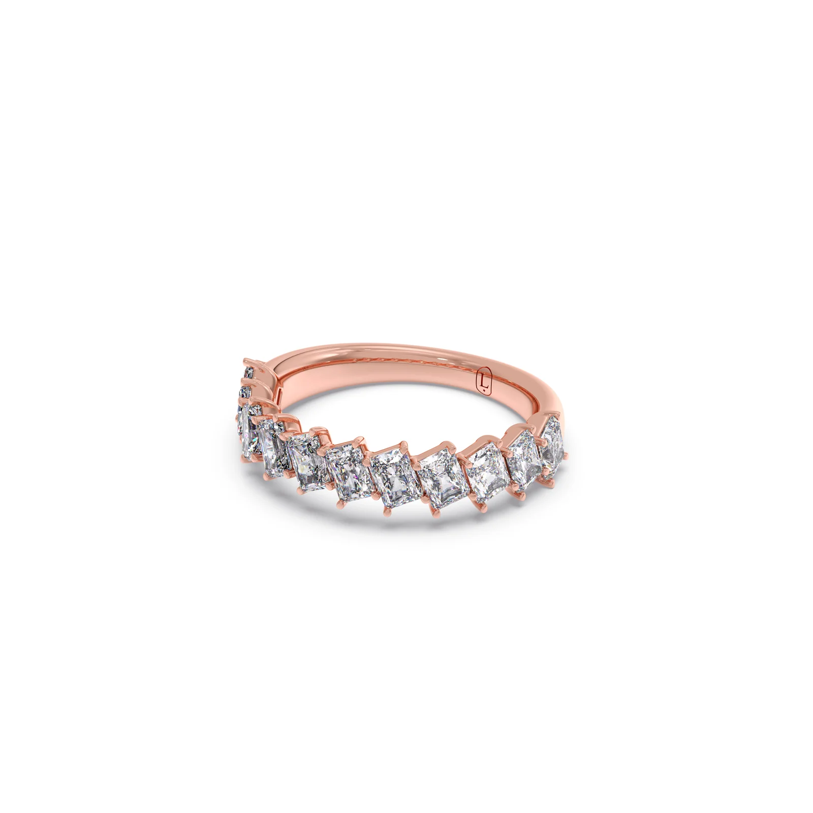 Iconic Emerald Shape Diamond Ring - Image 7