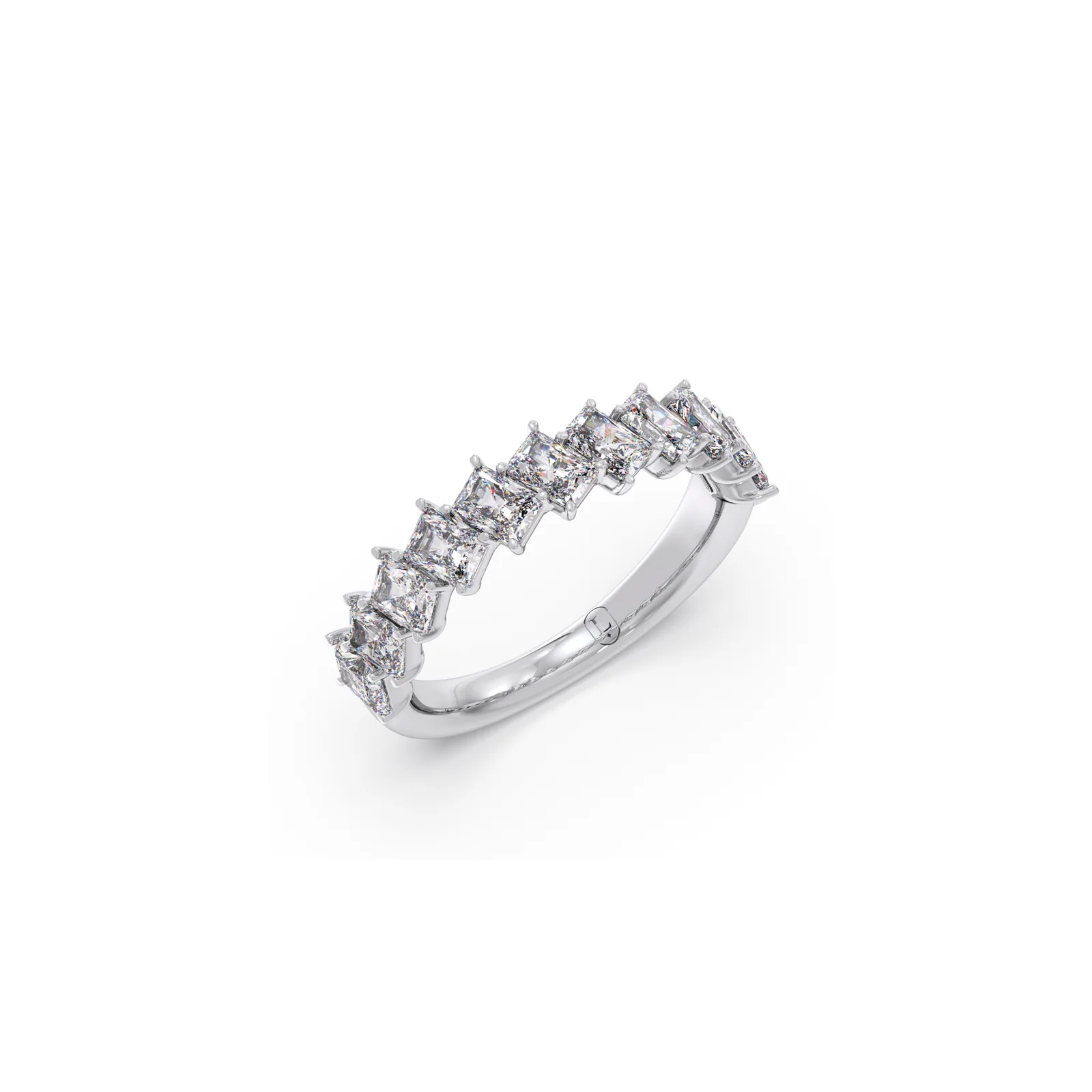 Iconic Emerald Shape Diamond Ring - Image 9