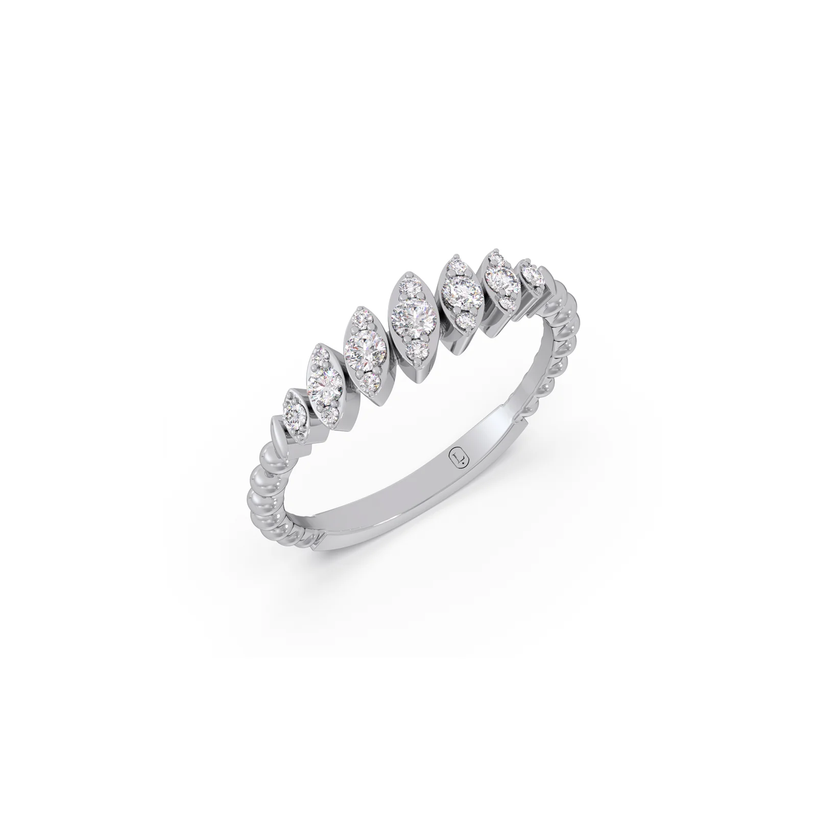 Orbital Cluster Diamond Ring - Image 9