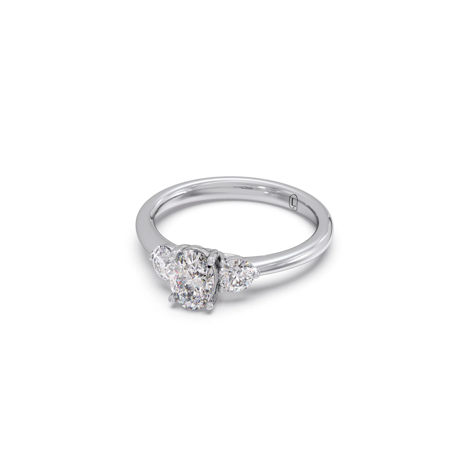 Oval & Round Cut Diamond Ring - Image 12