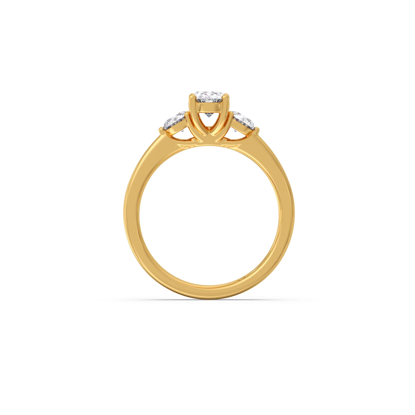 Oval & Round Cut Diamond Ring - Image 3