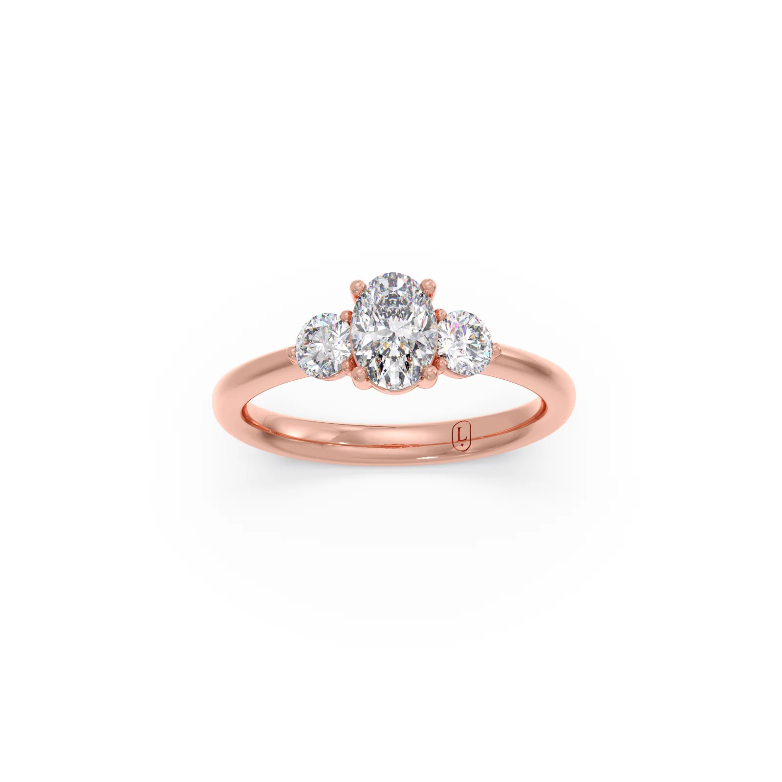 Oval & Round Cut Diamond Ring - Image 6