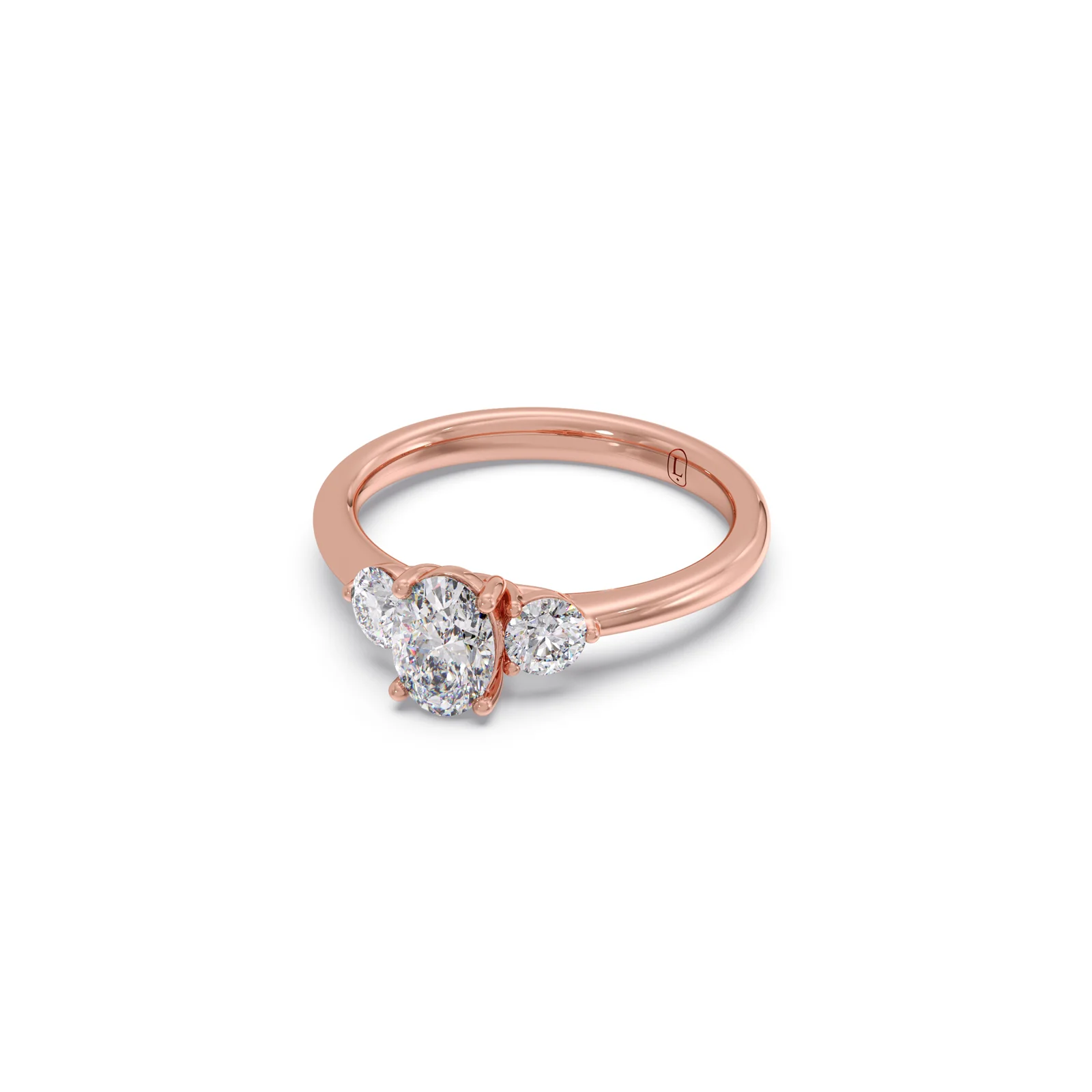 Oval & Round Cut Diamond Ring - Image 8
