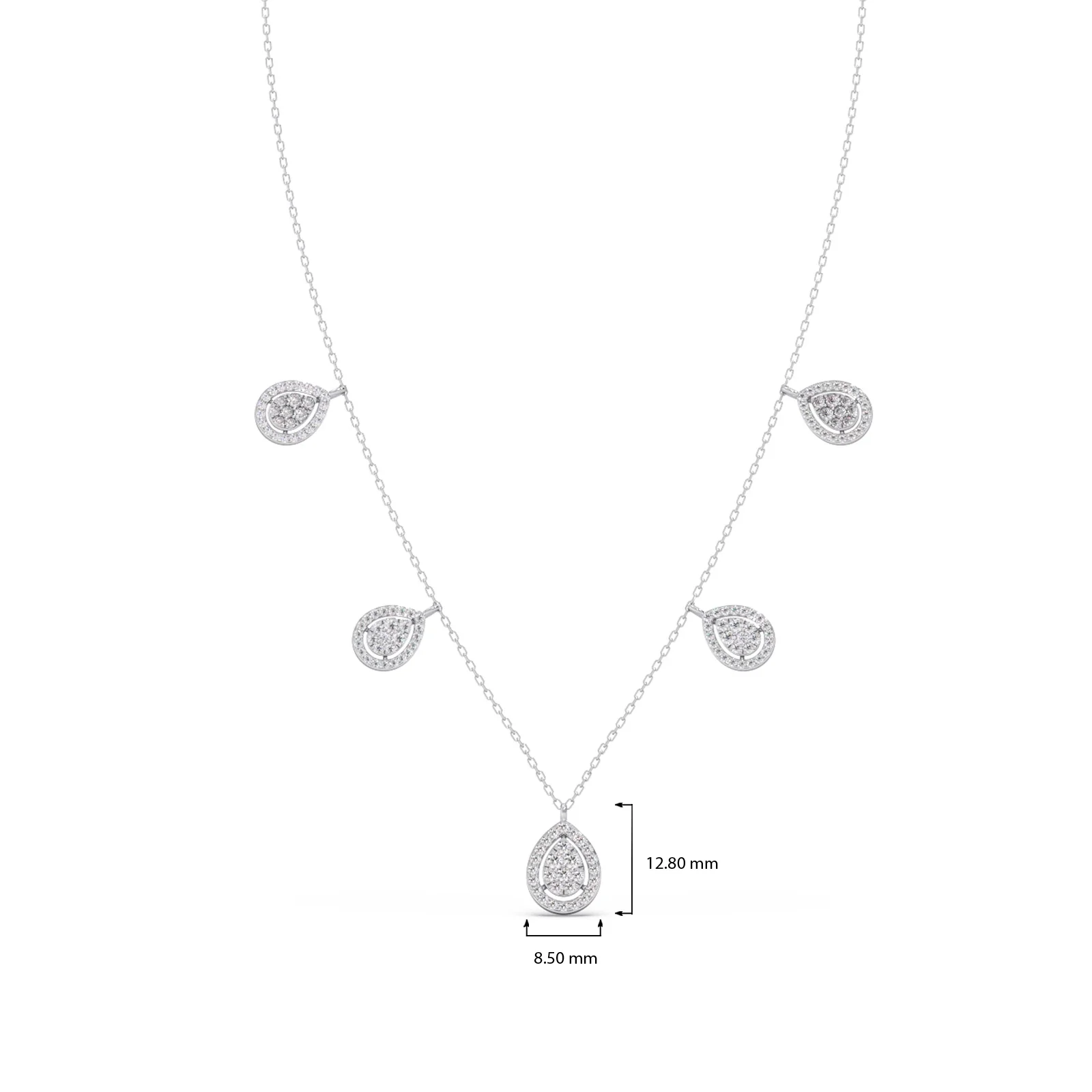 Pear Charm Necklace - Image 12