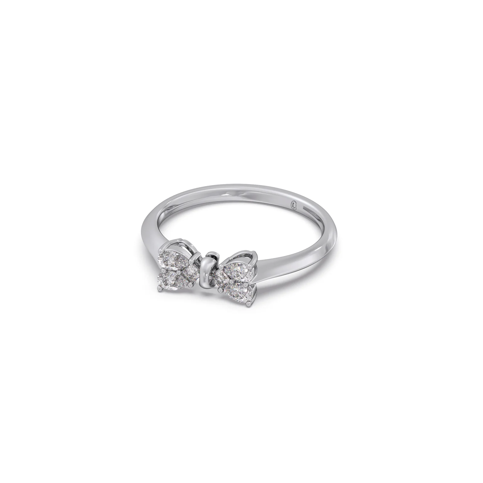 Princess With Pear Diamond Ring - Image 12