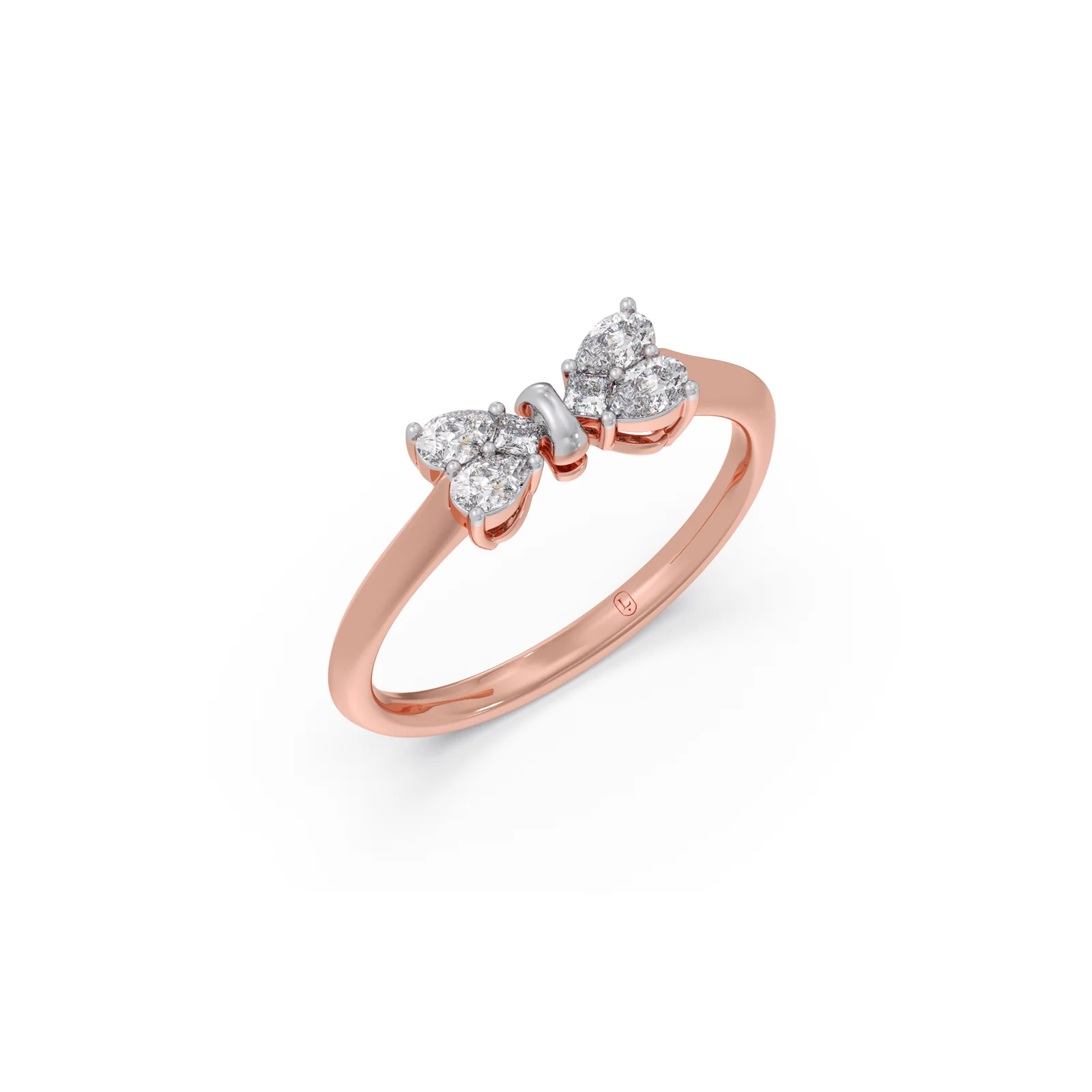 Princess With Pear Diamond Ring - Image 5