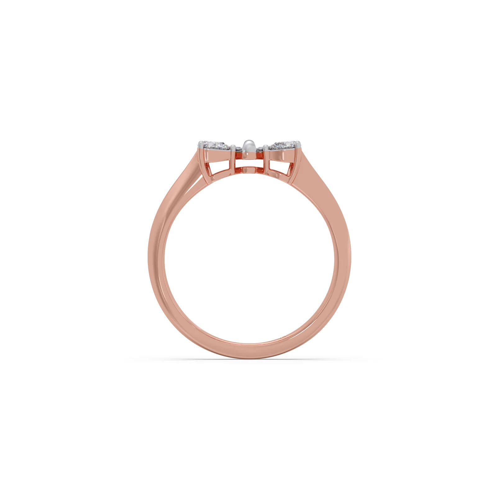 Princess With Pear Diamond Ring - Image 7