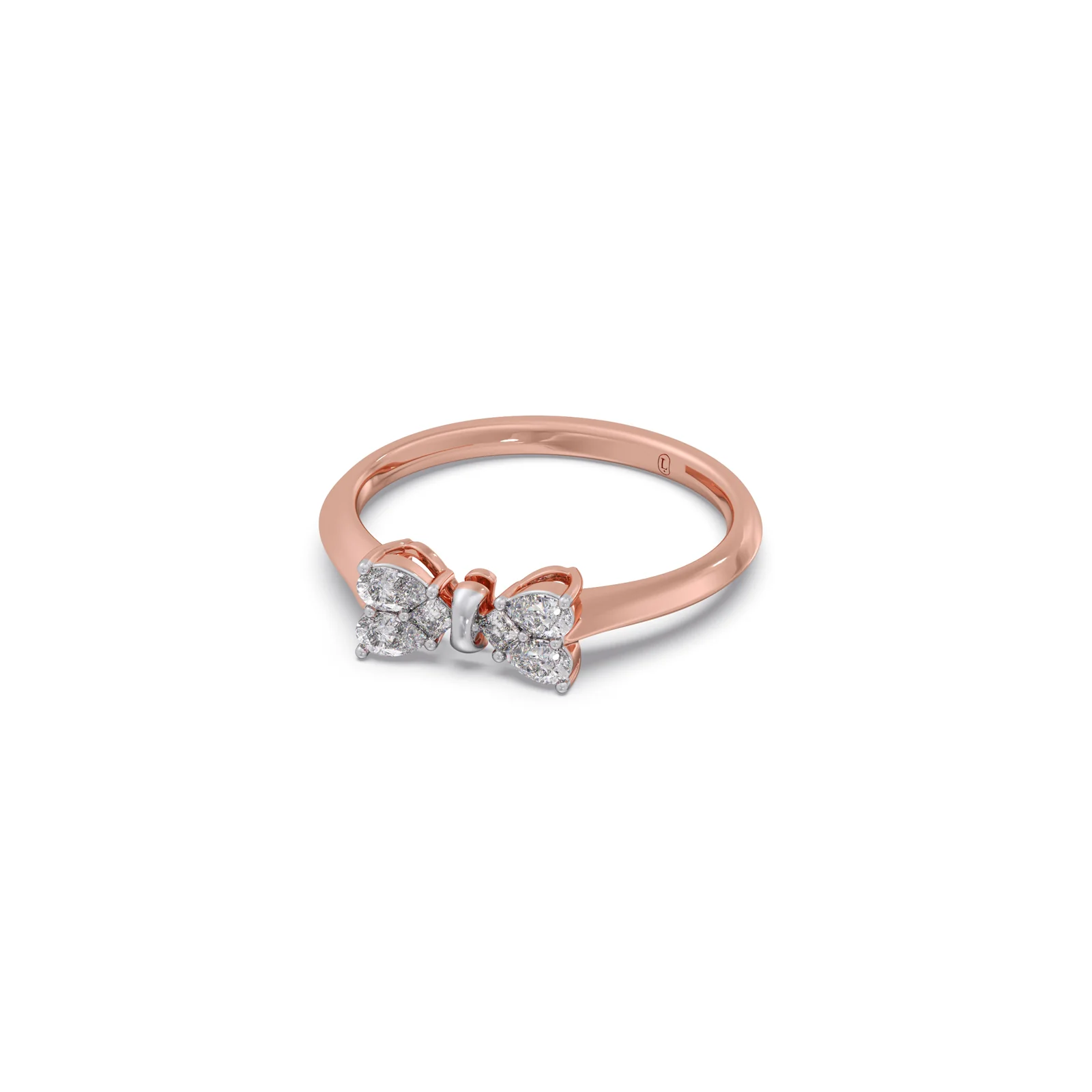 Princess With Pear Diamond Ring - Image 8