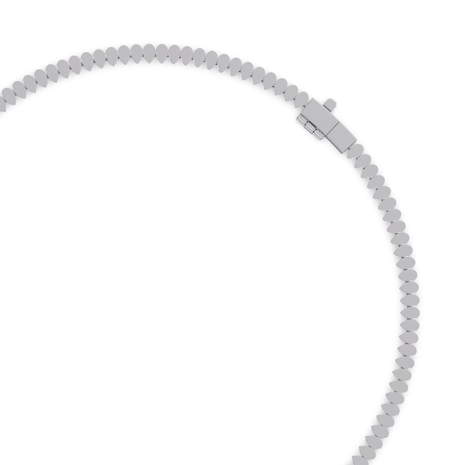 Rhythmic Radiance Pear Diamond Necklace - Image 11