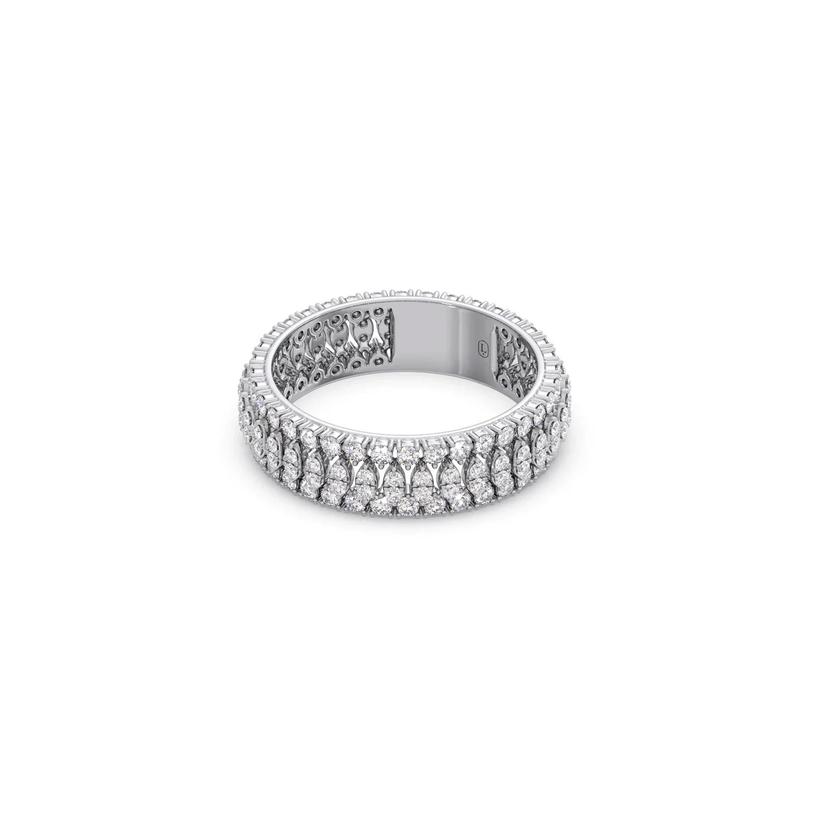 Round 1.00 ct Diamond Eternity Band - Image 4