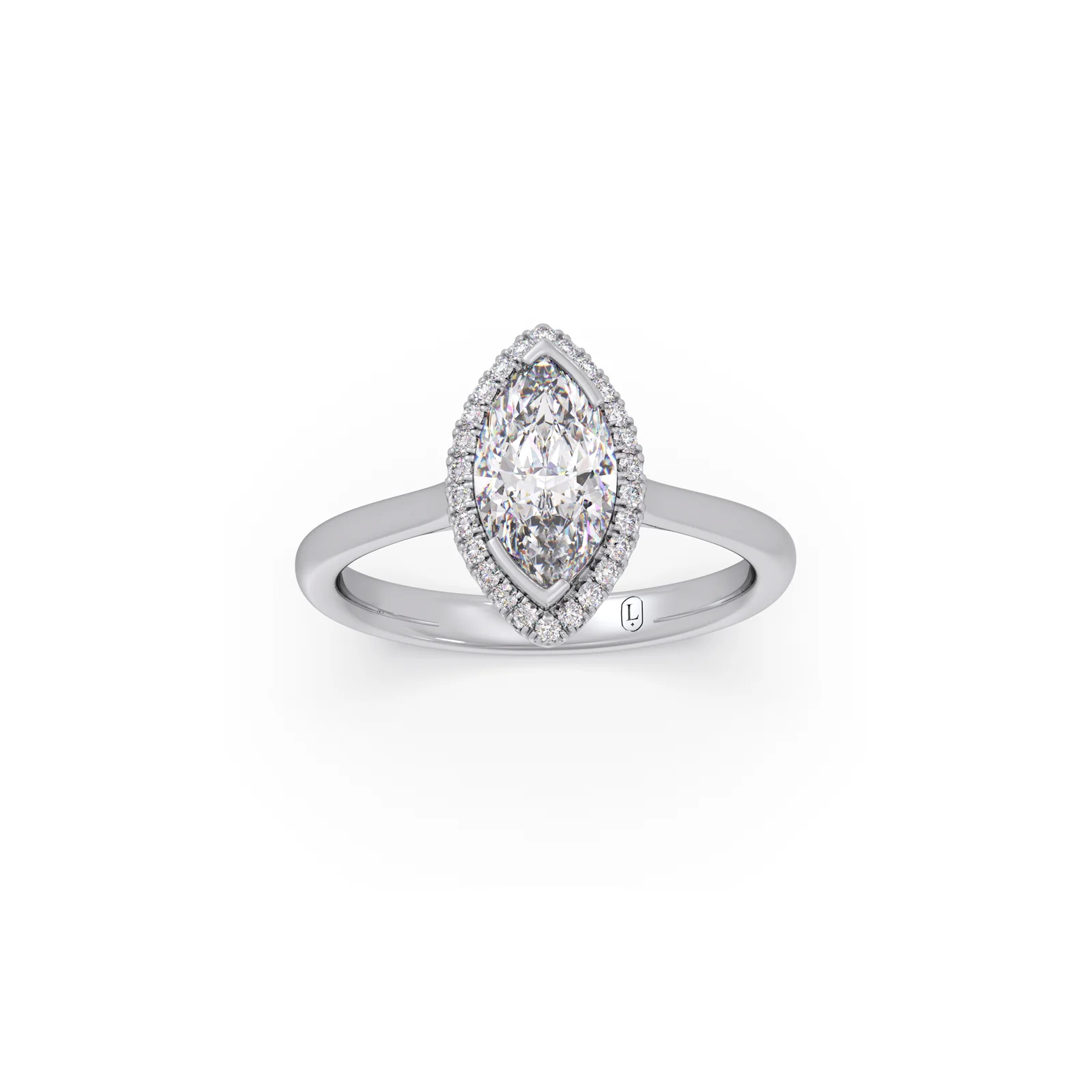Signature Pear Solitaire Diamond Ring - Image 11
