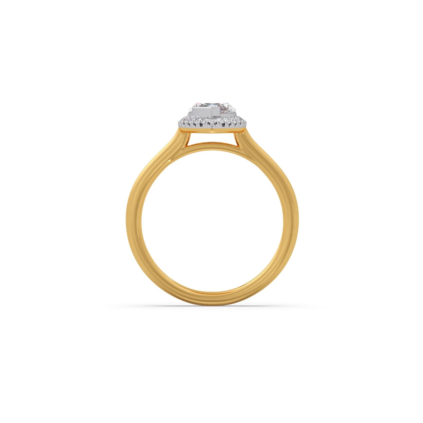 Signature Pear Solitaire Diamond Ring - Image 3