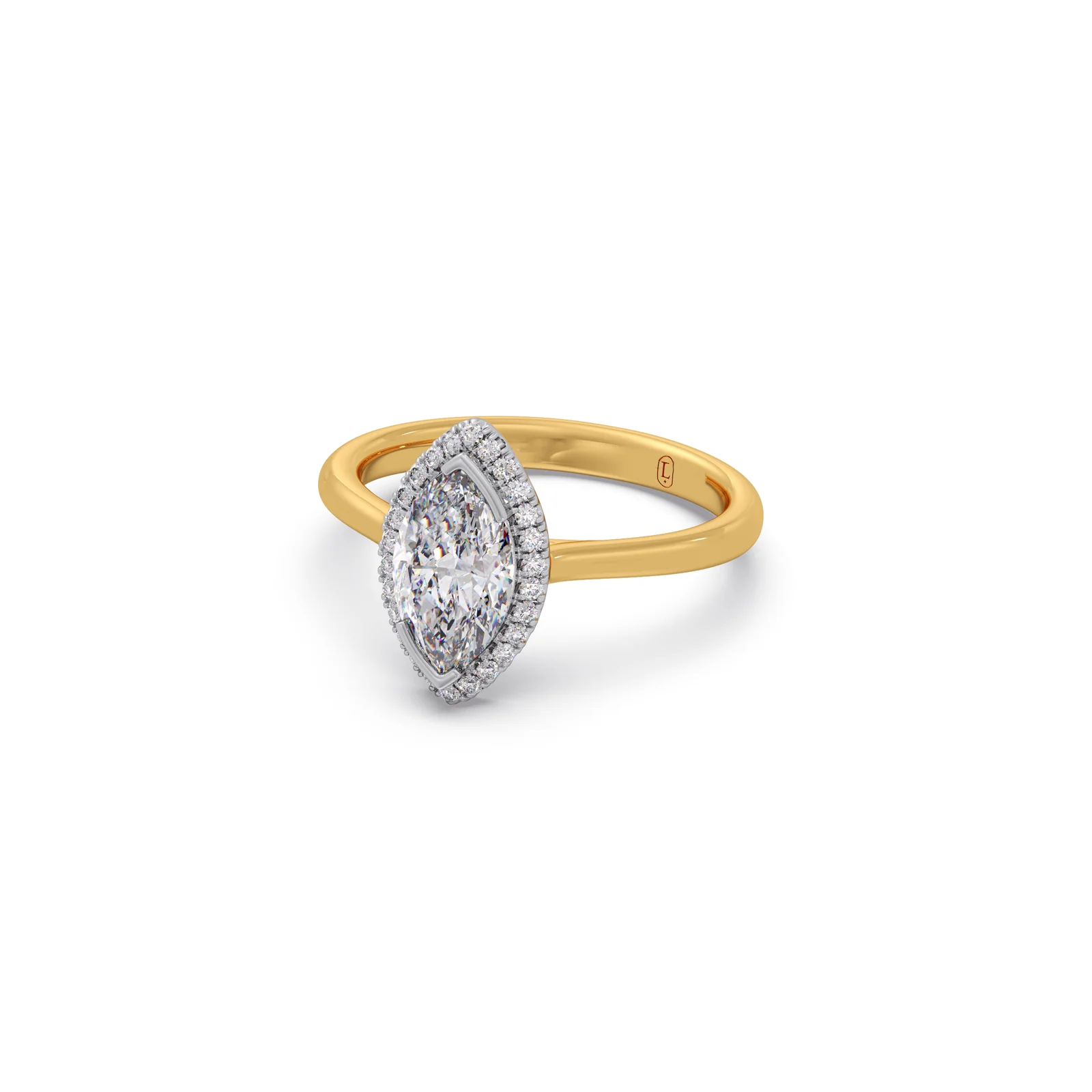 Signature Pear Solitaire Diamond Ring - Image 4