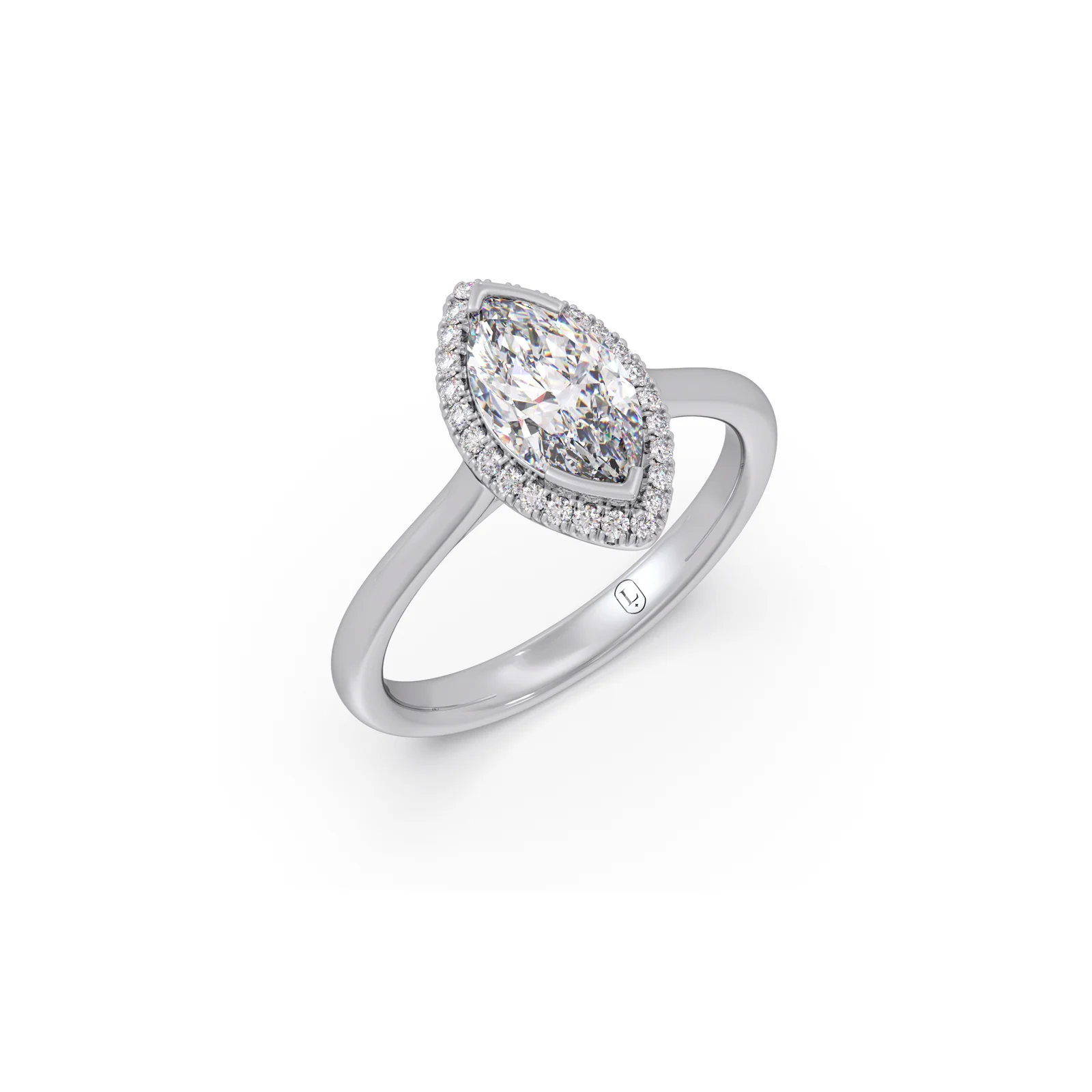 Signature Pear Solitaire Diamond Ring - Image 9