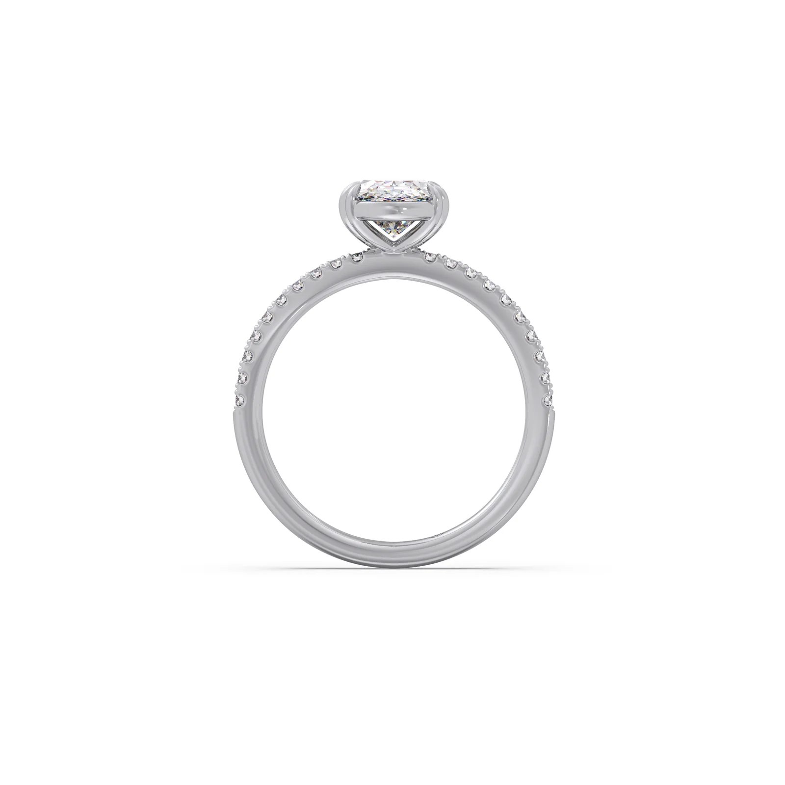 Timeless Oval Solitaire Diamond Ring - Image 11