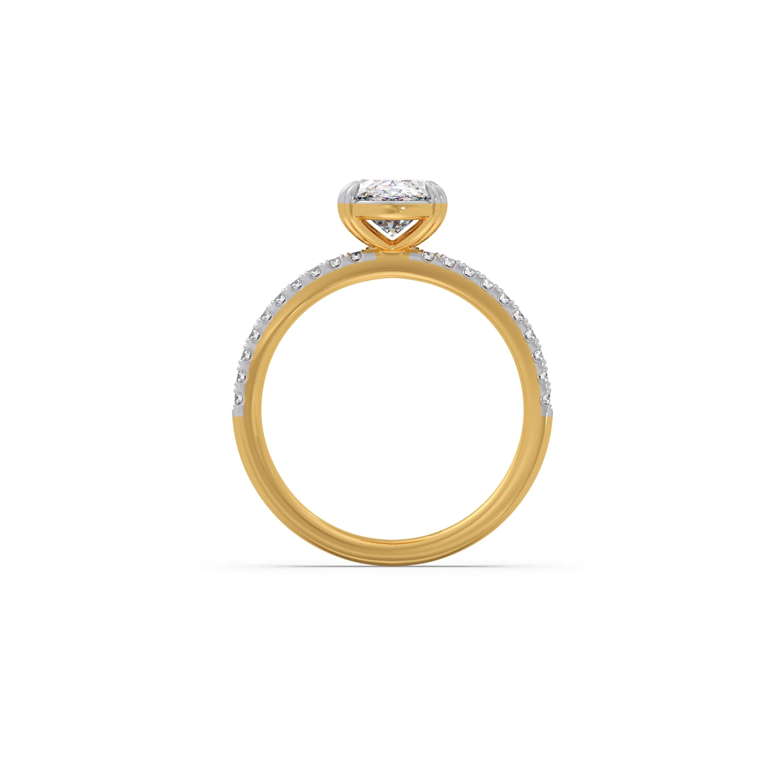 Timeless Oval Solitaire Diamond Ring - Image 3
