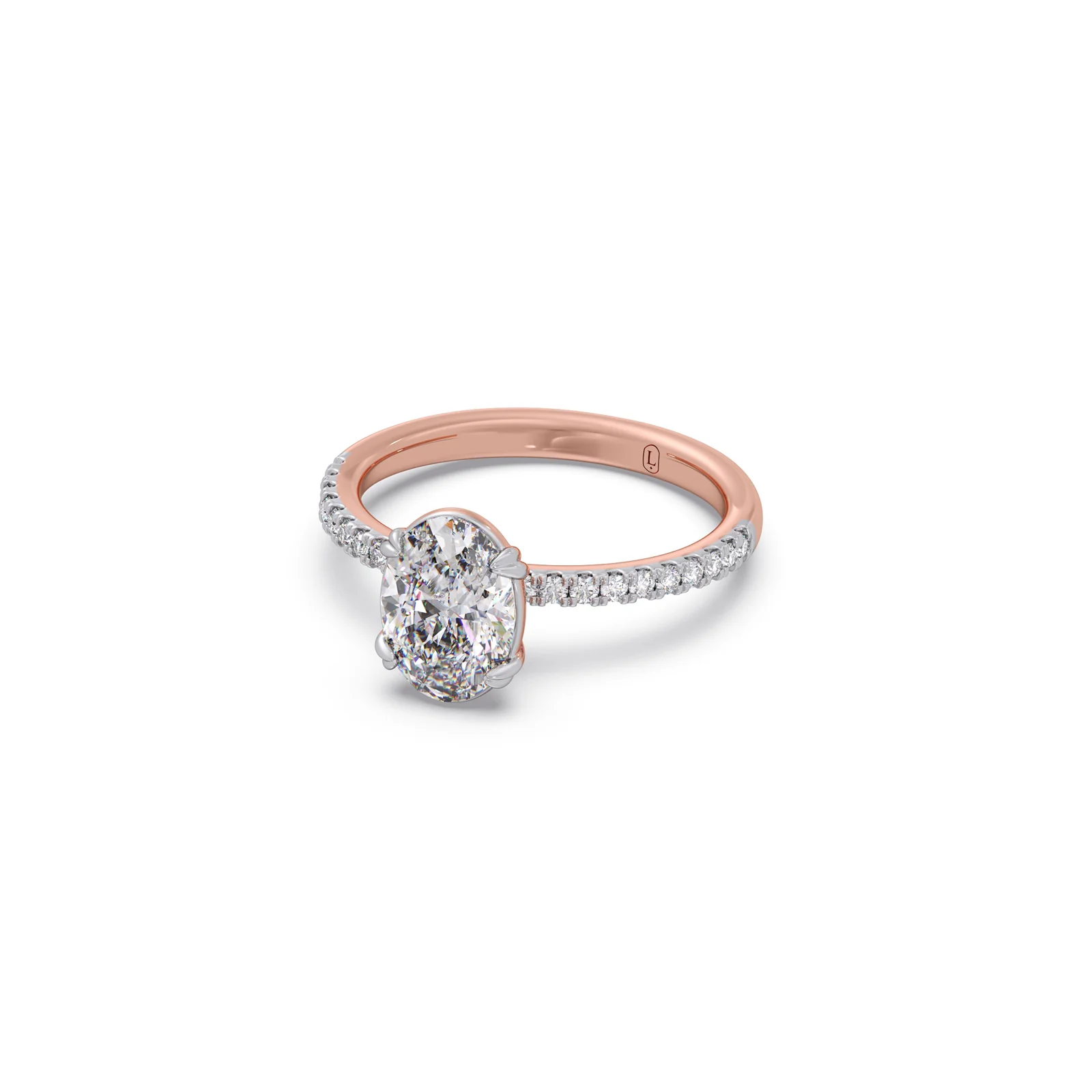 Timeless Oval Solitaire Diamond Ring - Image 8